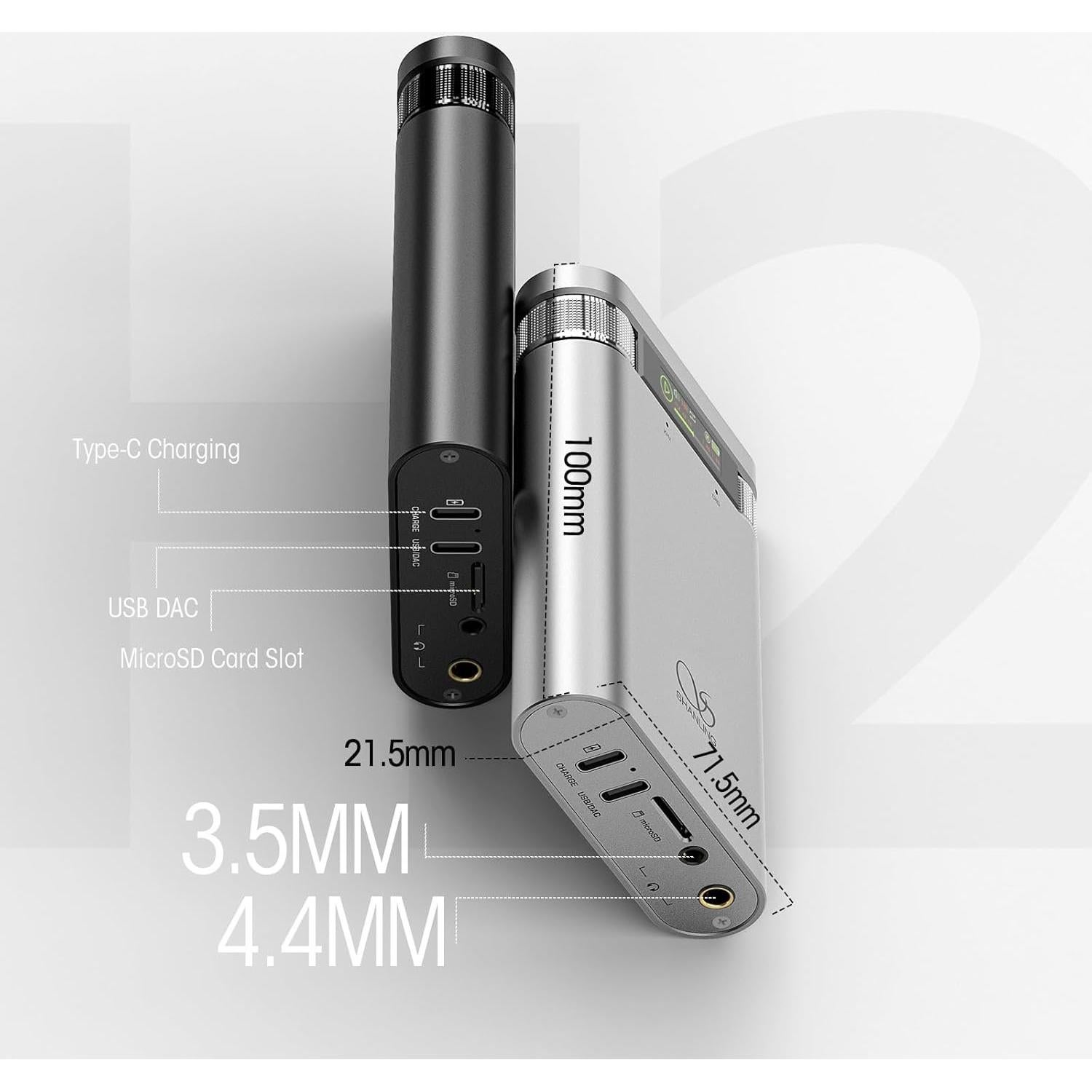 Reproductor de Audio Shanling H2 DAC Portátil Bluetooth 5.0