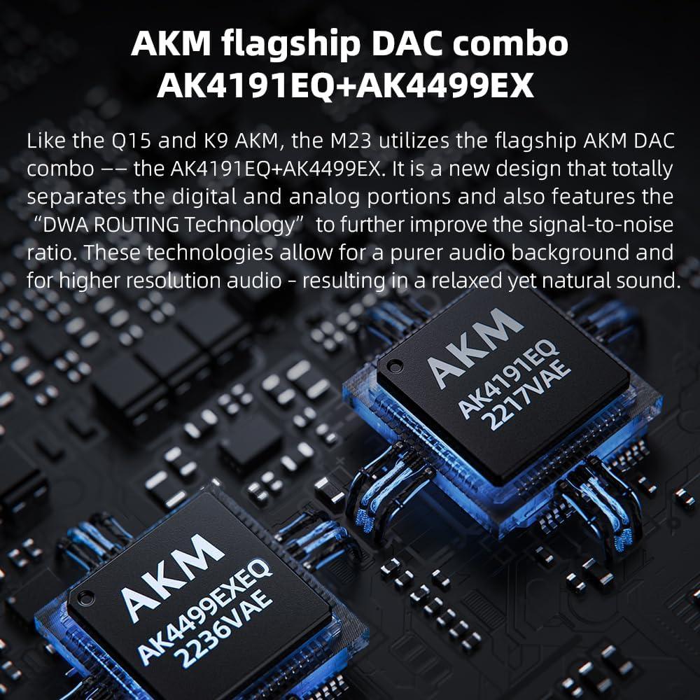 Reproductor de Música FiiO M23 Hi-Res Android 10 0.66 kg