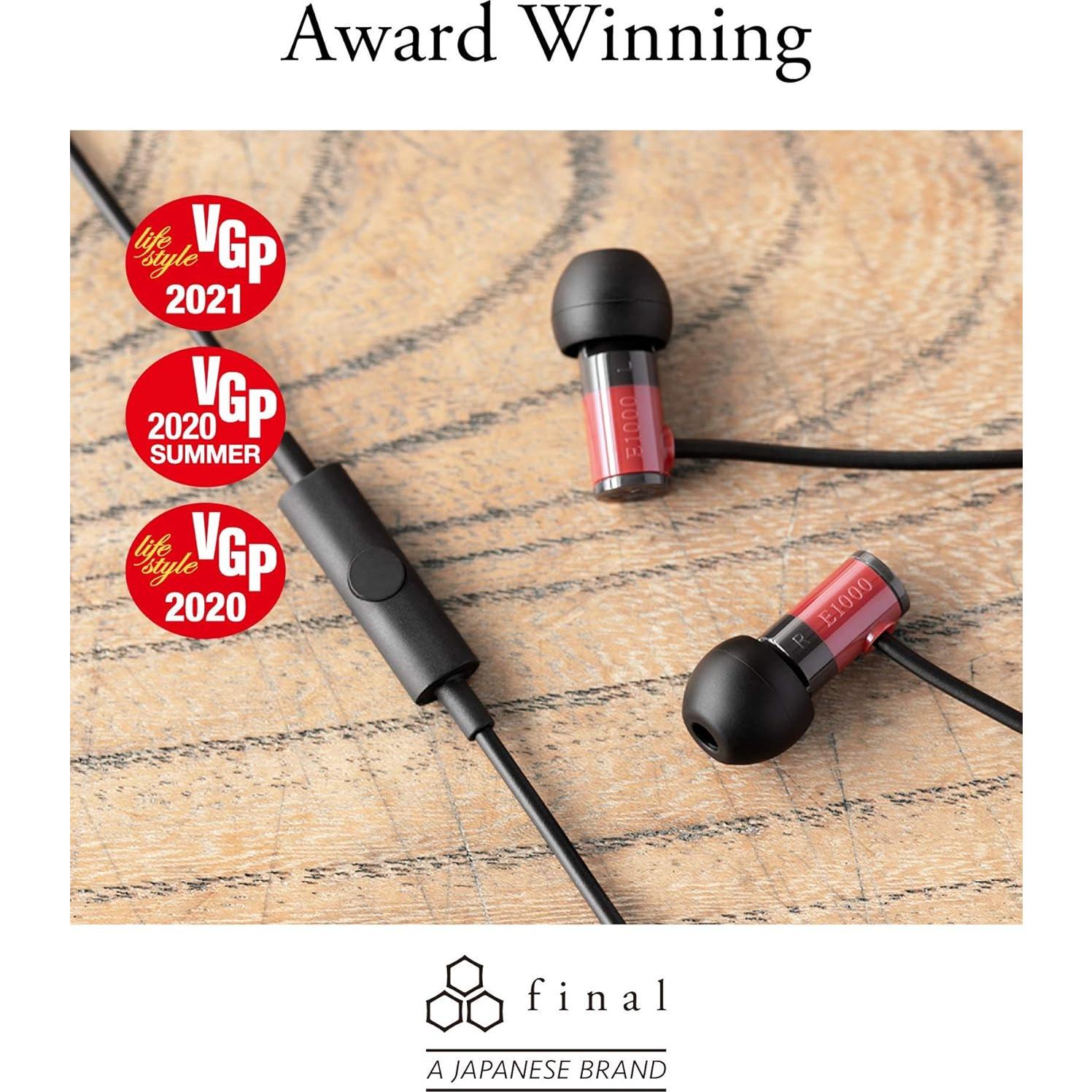 Auriculares In-Ear Final Audio E1000C con Micrófono Azul