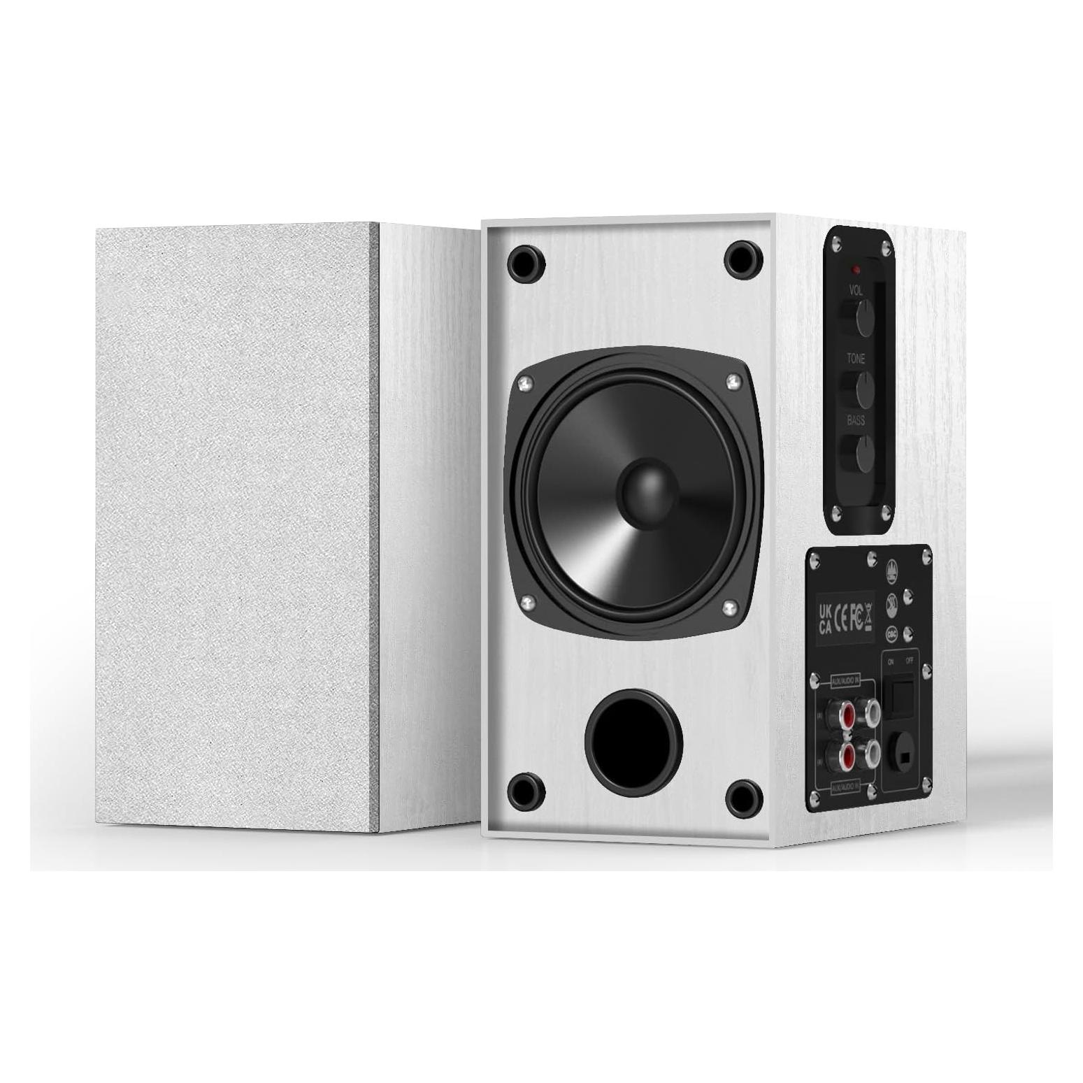 Altavoces de Estantería Elimavi BT-04 30W con Woofer 4" Blanco