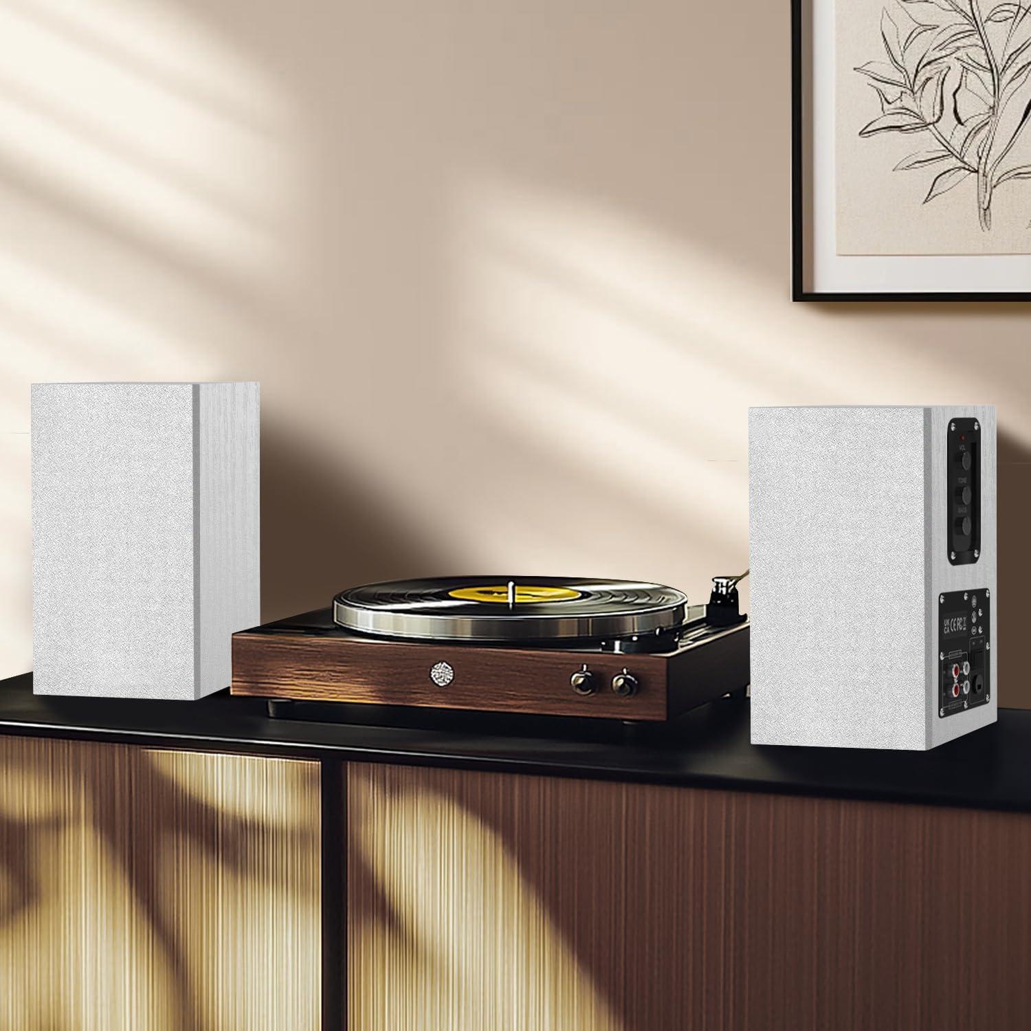 Altavoces de Estantería Elimavi BT-04 30W con Woofer 4" Blanco