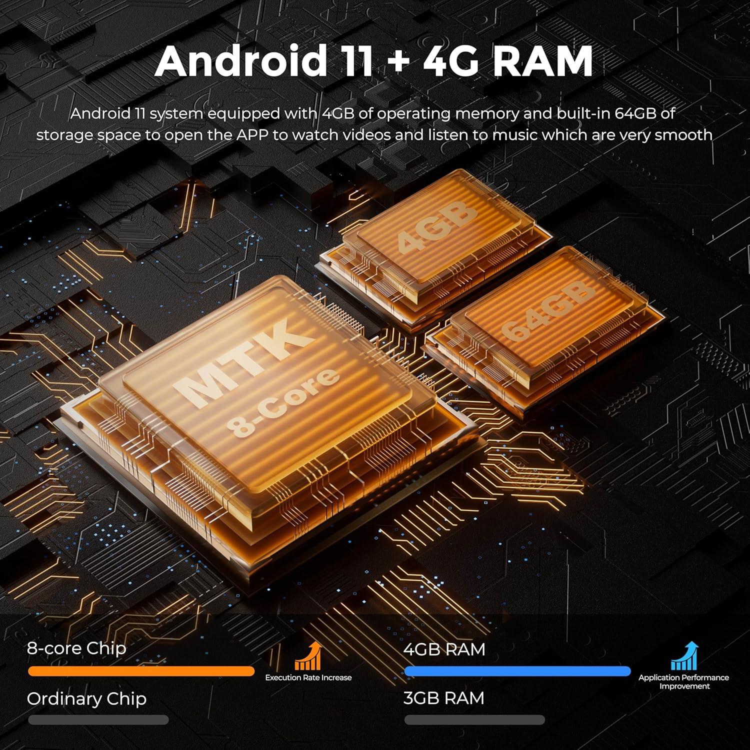 Reproductor MP3 Foeuyte Q3 128GB Bluetooth WiFi Pantalla 5"