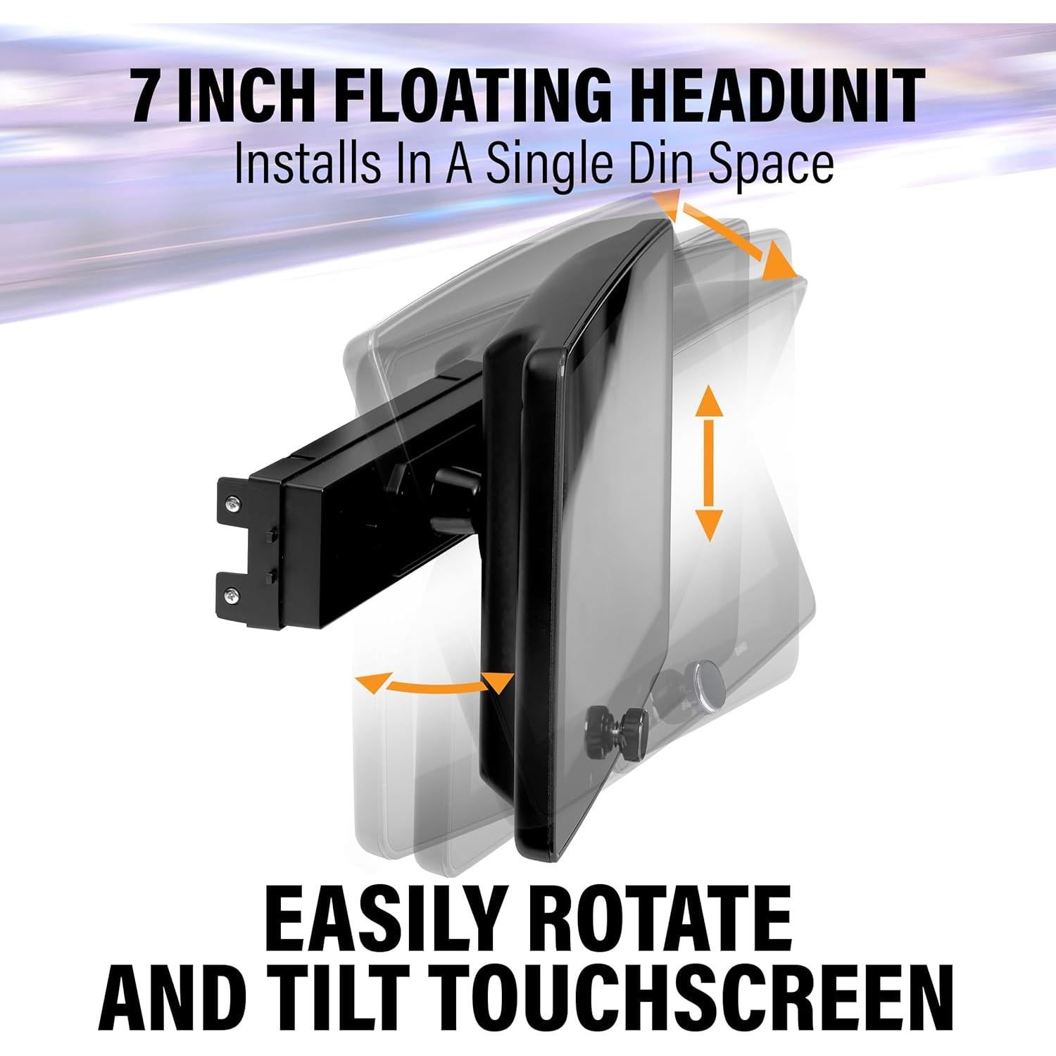 Estéreo de Coche Planet Audio P70CPA-F - 7" Táctil, Bluetooth, CarPlay, Android Auto