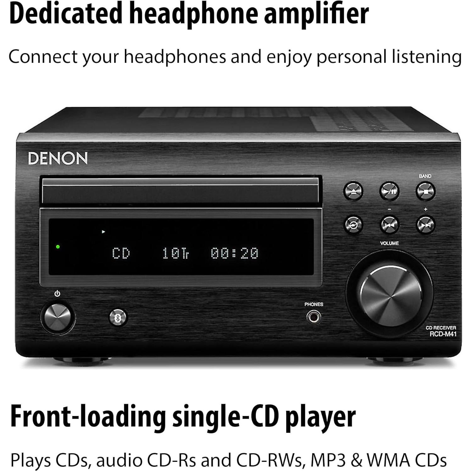 Amplificador Denon D-M41 con Altavoces SC-M41 - Sistema Estéreo HiFi
