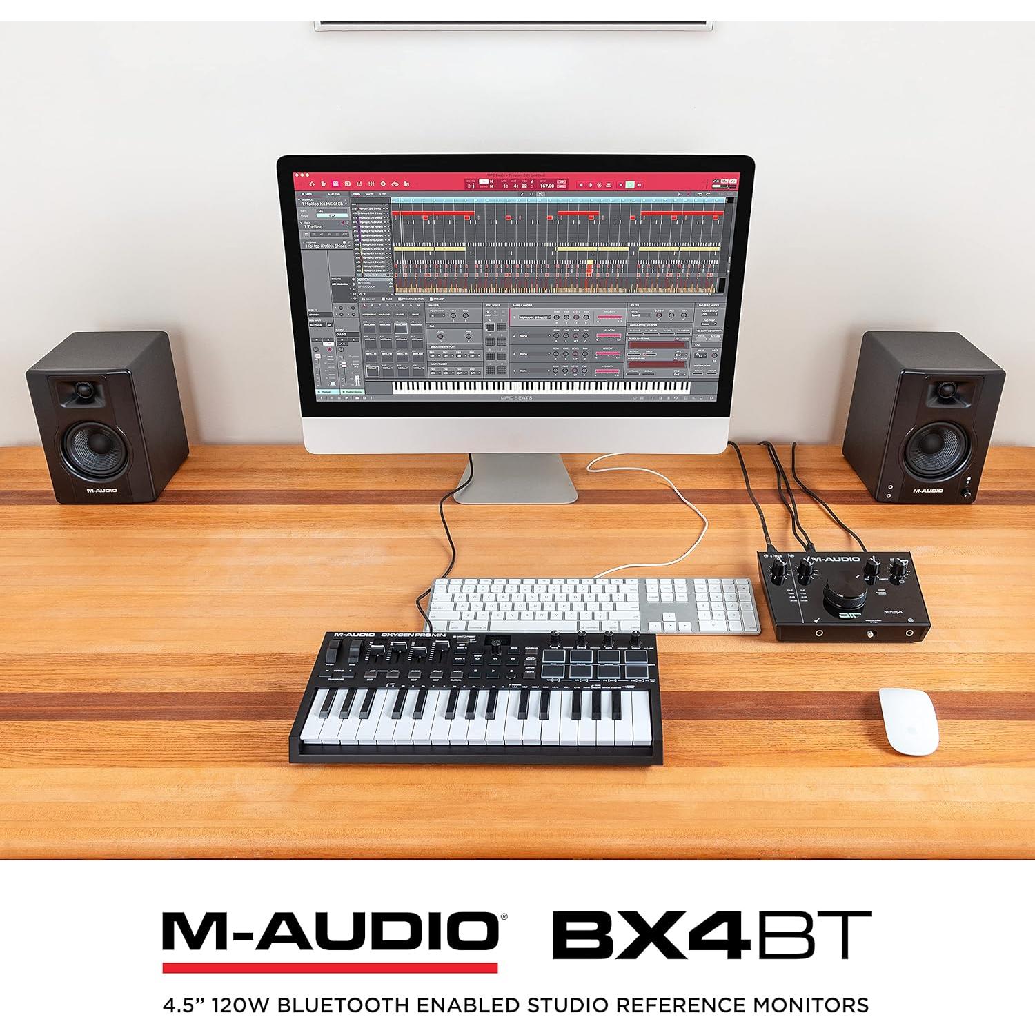 Monitores de Estudio M-Audio BX4BT 120W Bluetooth 4.5"