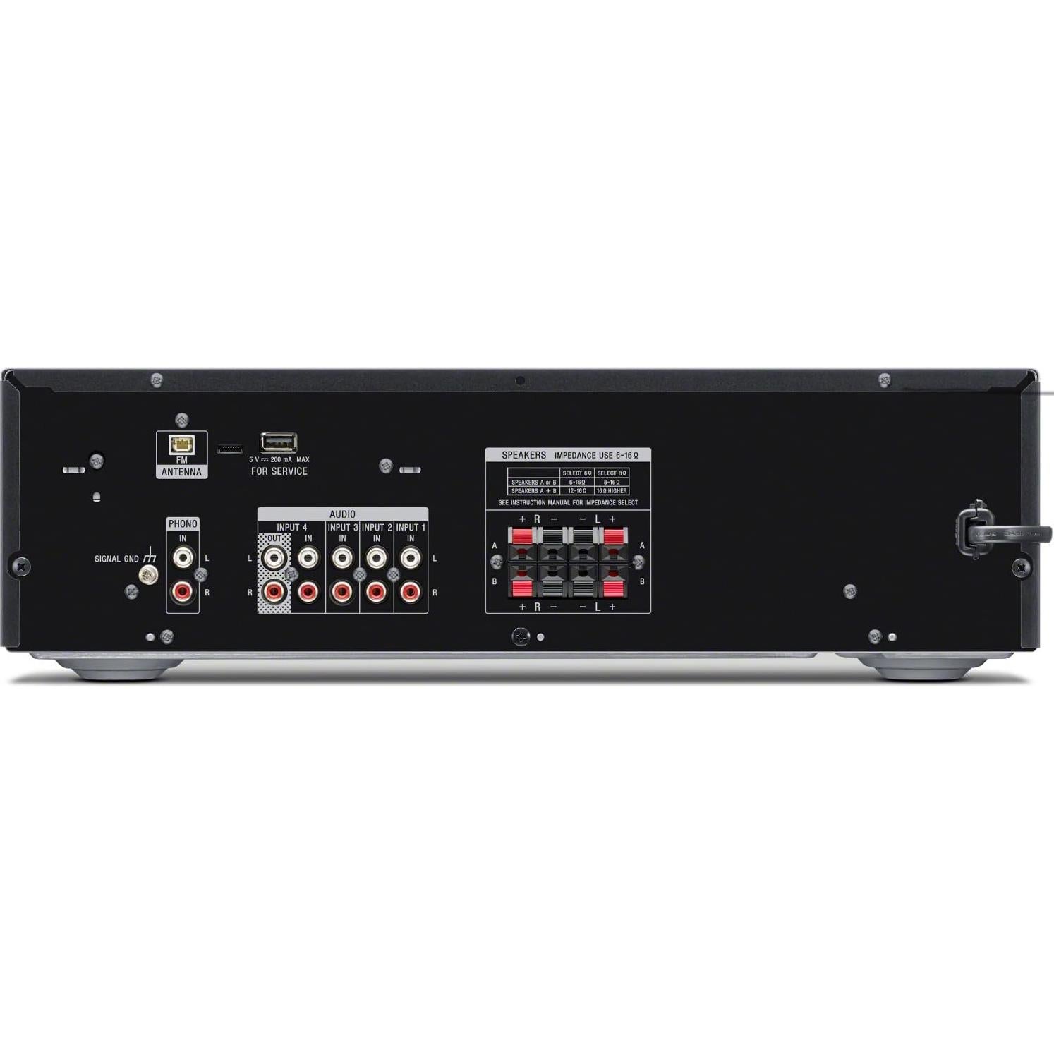 Receptor Estéreo Sony STRDH190 con Bluetooth y Entradas de Phono