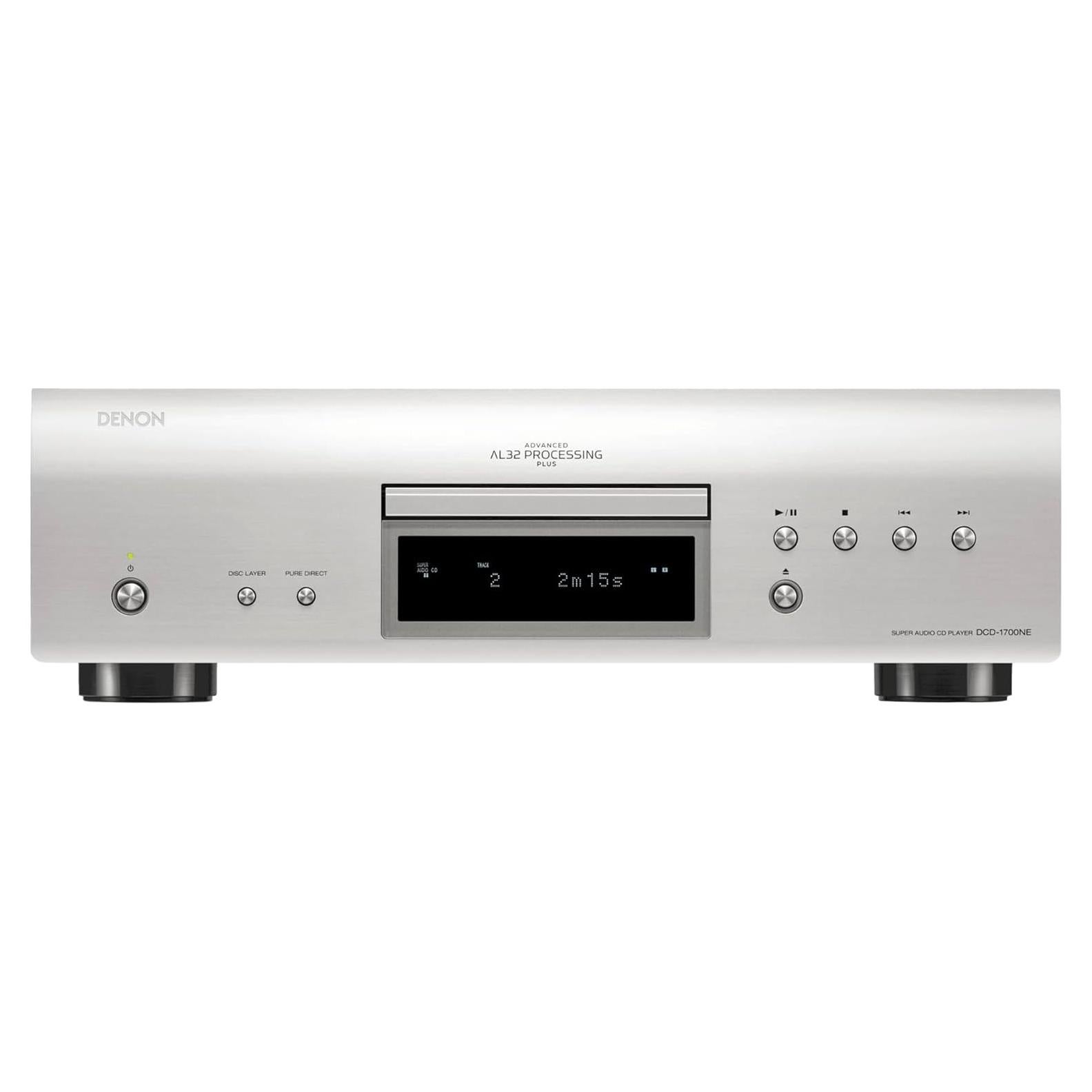 Reproductor de CD/SACD Denon DCD-1700NE Plata 192kHz/32bit