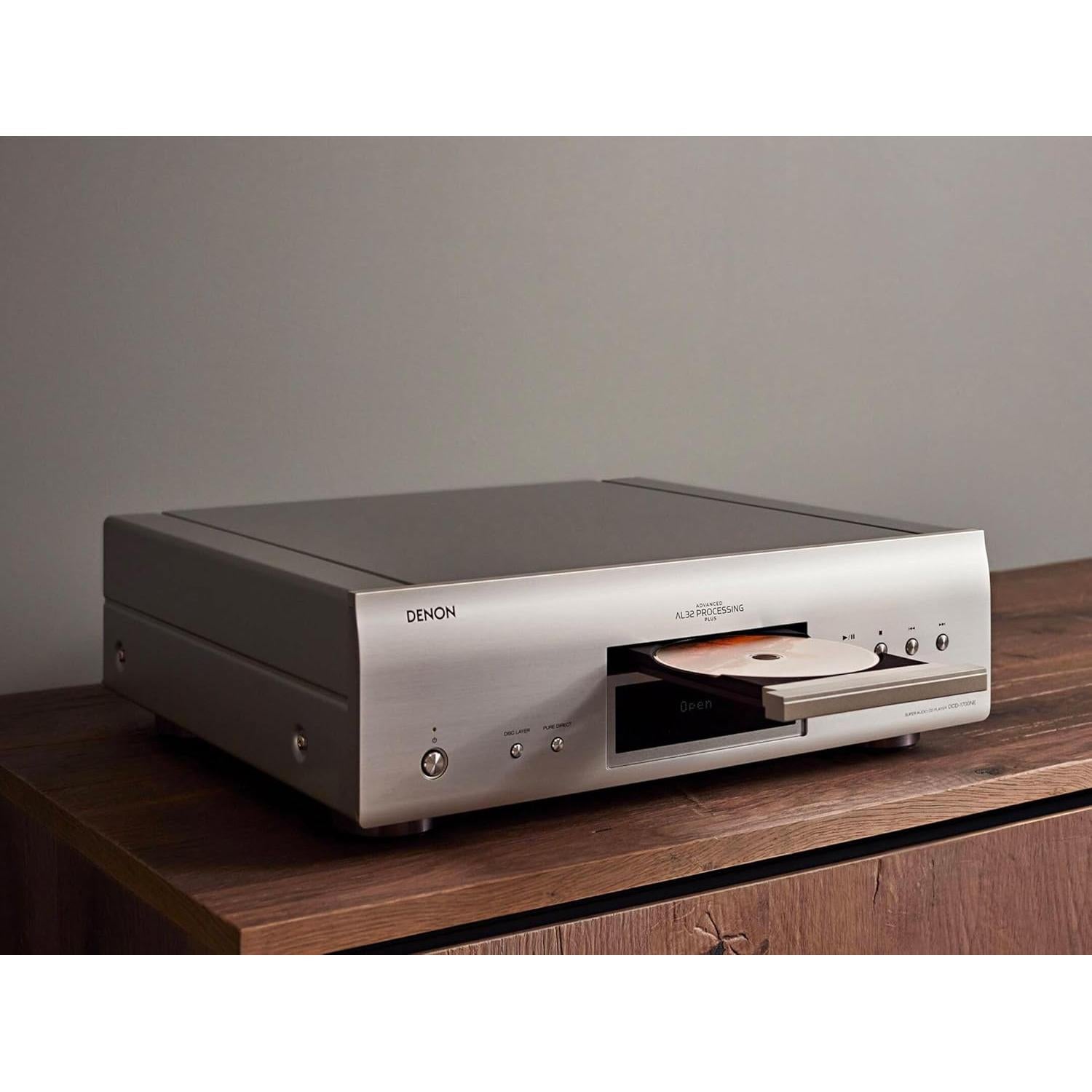 Reproductor de CD/SACD Denon DCD-1700NE Plata 192kHz/32bit