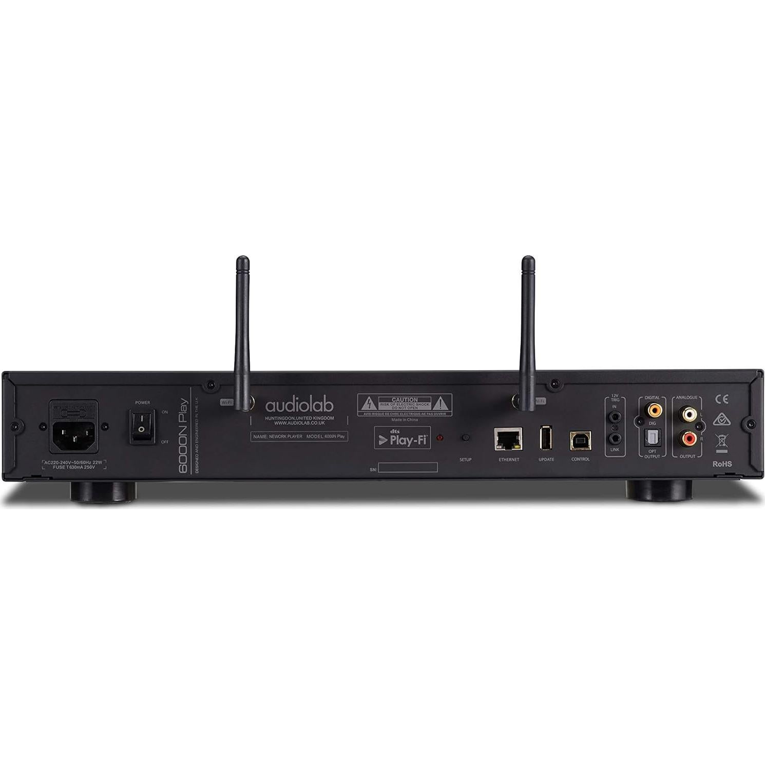 Reproductor Inalámbrico Hi-Res Audiolab 6000NBK Negro