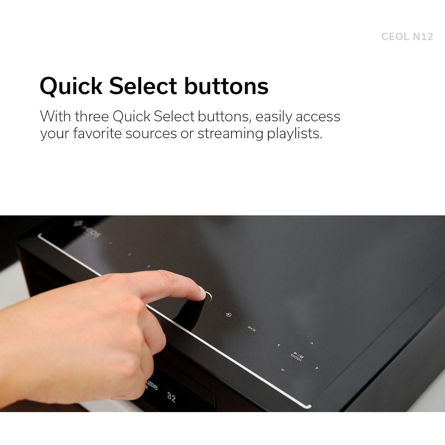 Reproductor de CD Bluetooth Denon RCD-N12 con Wi-Fi y Radio