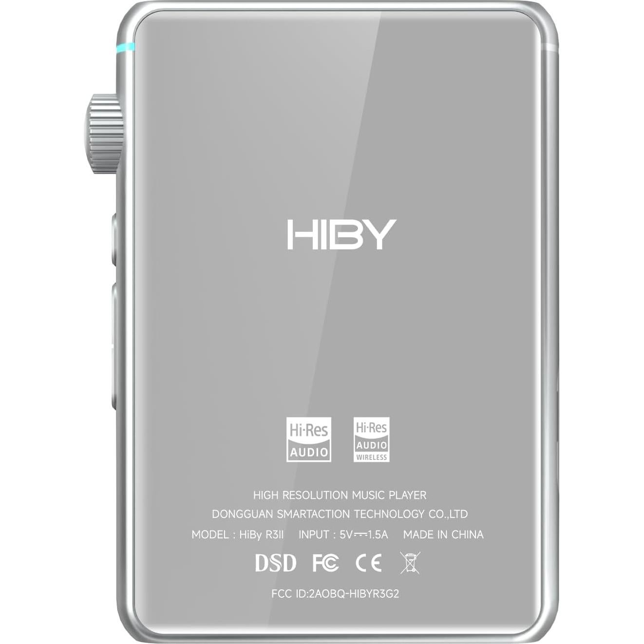 Reproductor de Audio Hi-Fi HiBy R3 II 2025 Plata Bluetooth 5.1