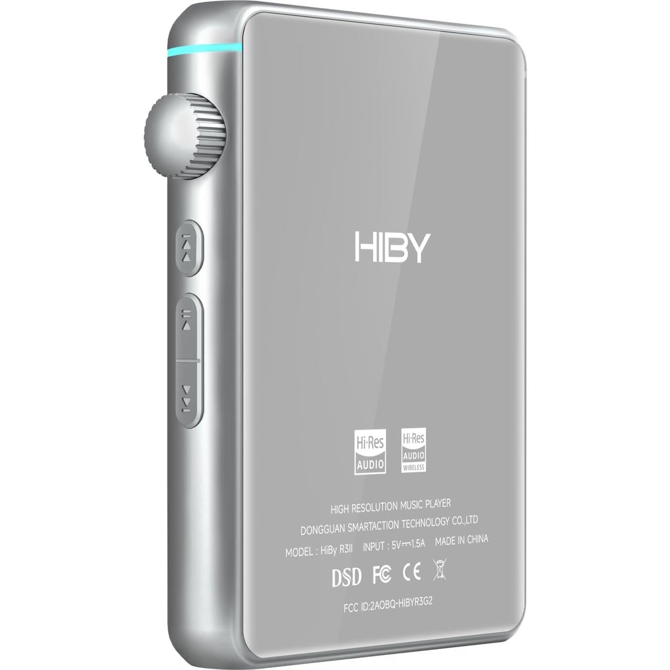 Reproductor de Audio Hi-Fi HiBy R3 II 2025 Plata Bluetooth 5.1