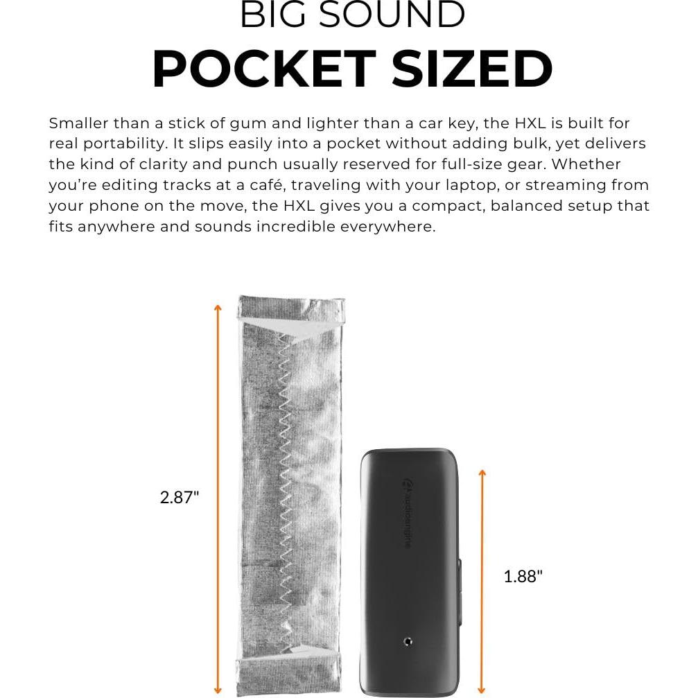 Amplificador de Auriculares Portátil Audioengine HXL 520mW Hi-Res