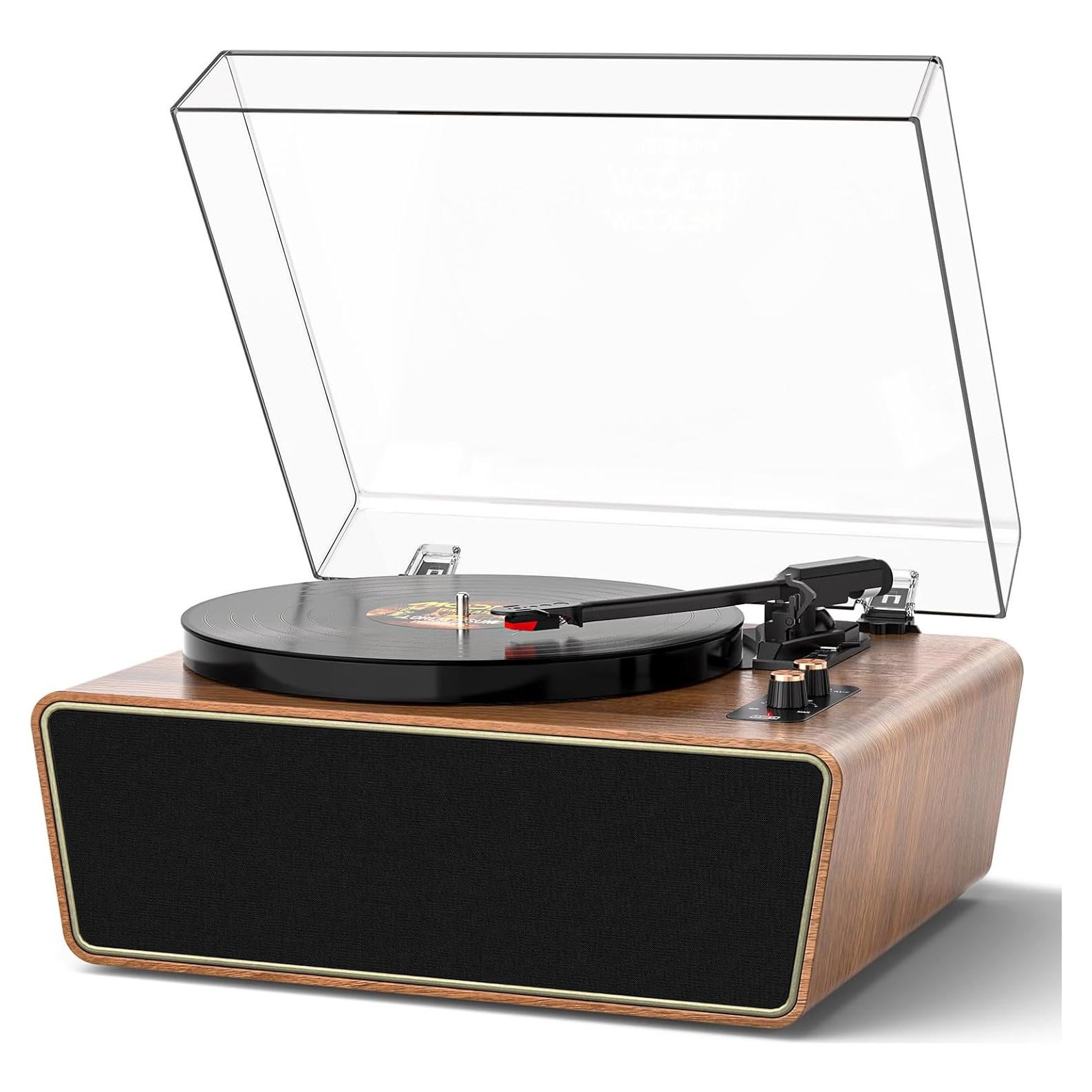 Reproductor de Vinilo Bluetooth VICTRESS TE-2039BR 3 Velocidades