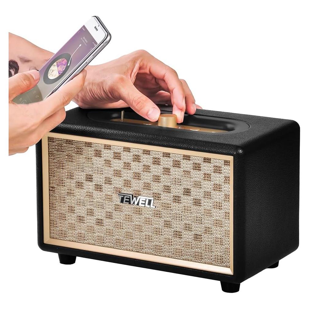 Altavoz Estantería TEWELL M1A-BK Bluetooth 25.4cm Negro