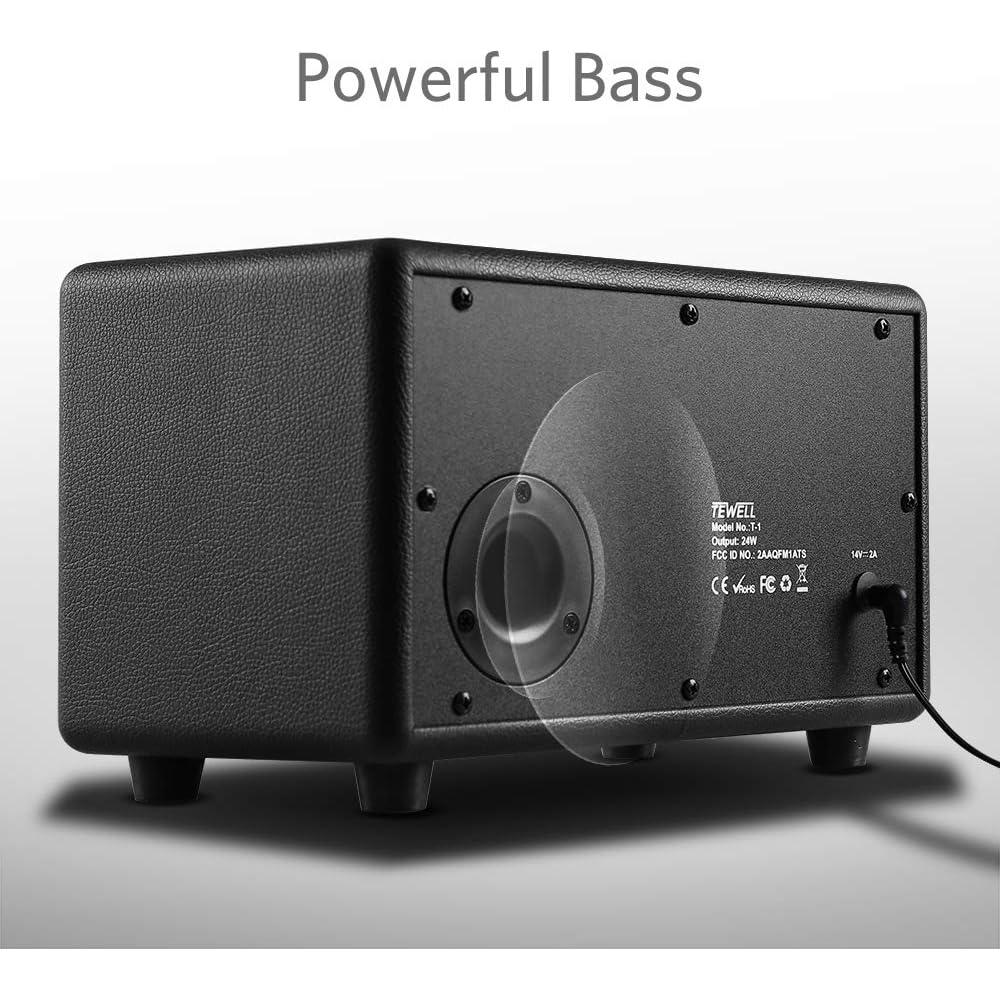 Altavoz Estantería TEWELL M1A-BK Bluetooth 25.4cm Negro