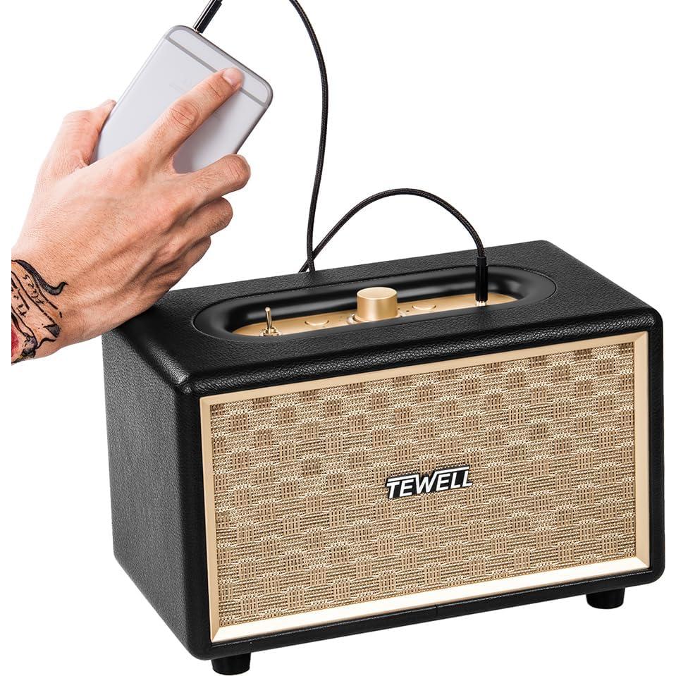 Altavoz Estantería TEWELL M1A-BK Bluetooth 25.4cm Negro