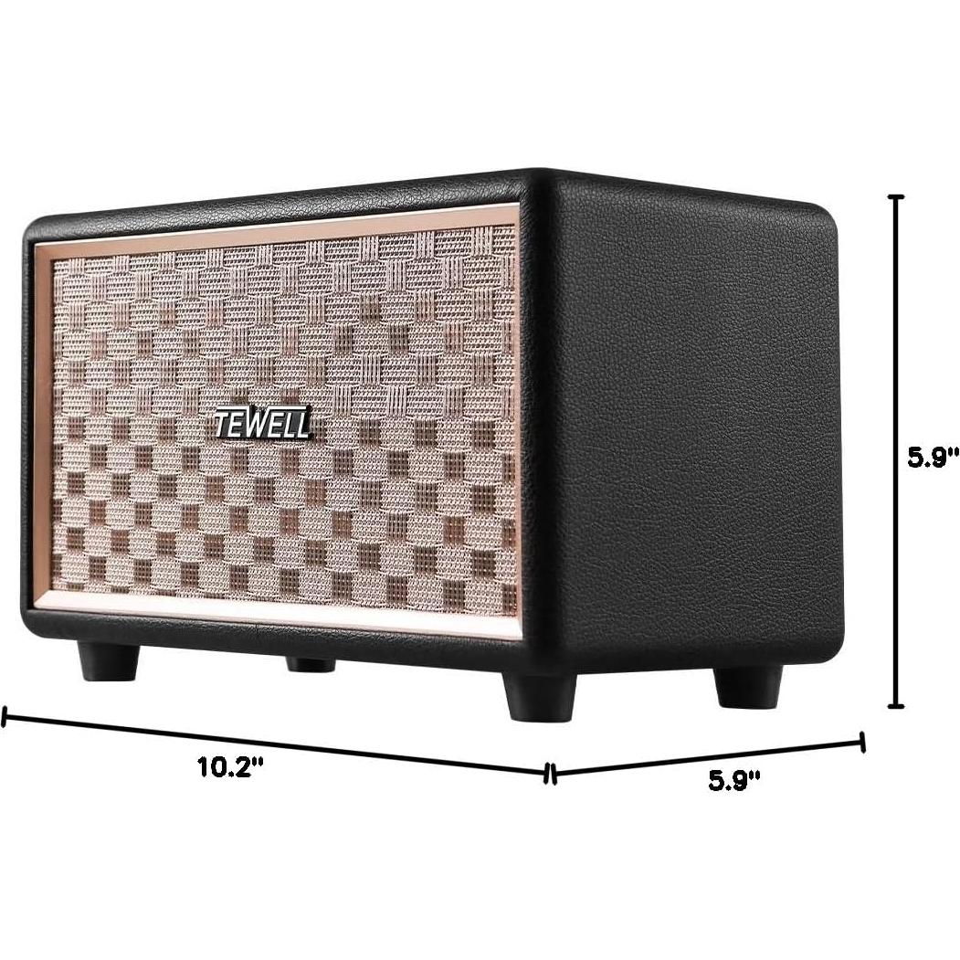 Altavoz Estantería TEWELL M1A-BK Bluetooth 25.4cm Negro