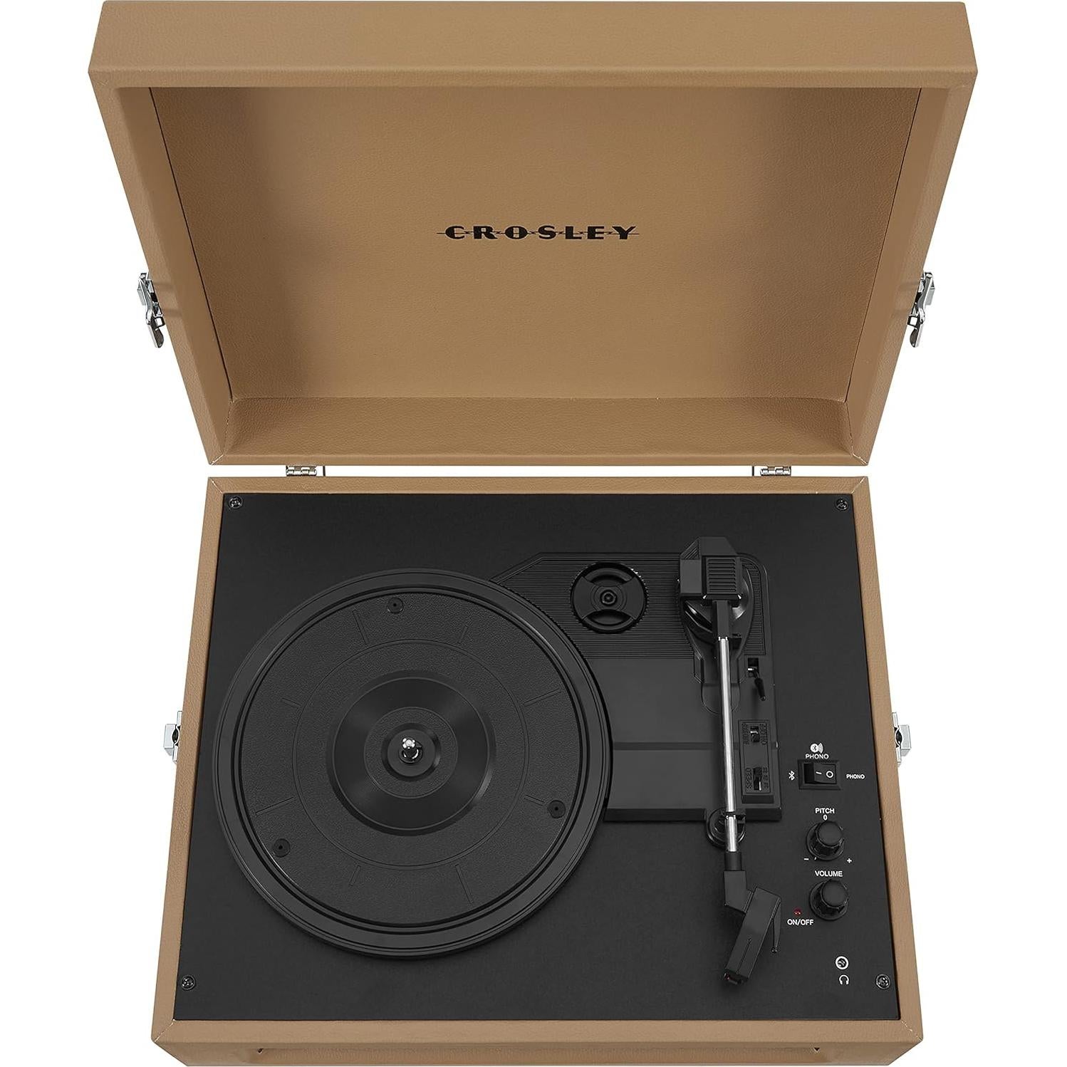 Tocadiscos Portátil Crosley CR8017B-TA Vintage Bluetooth Beige
