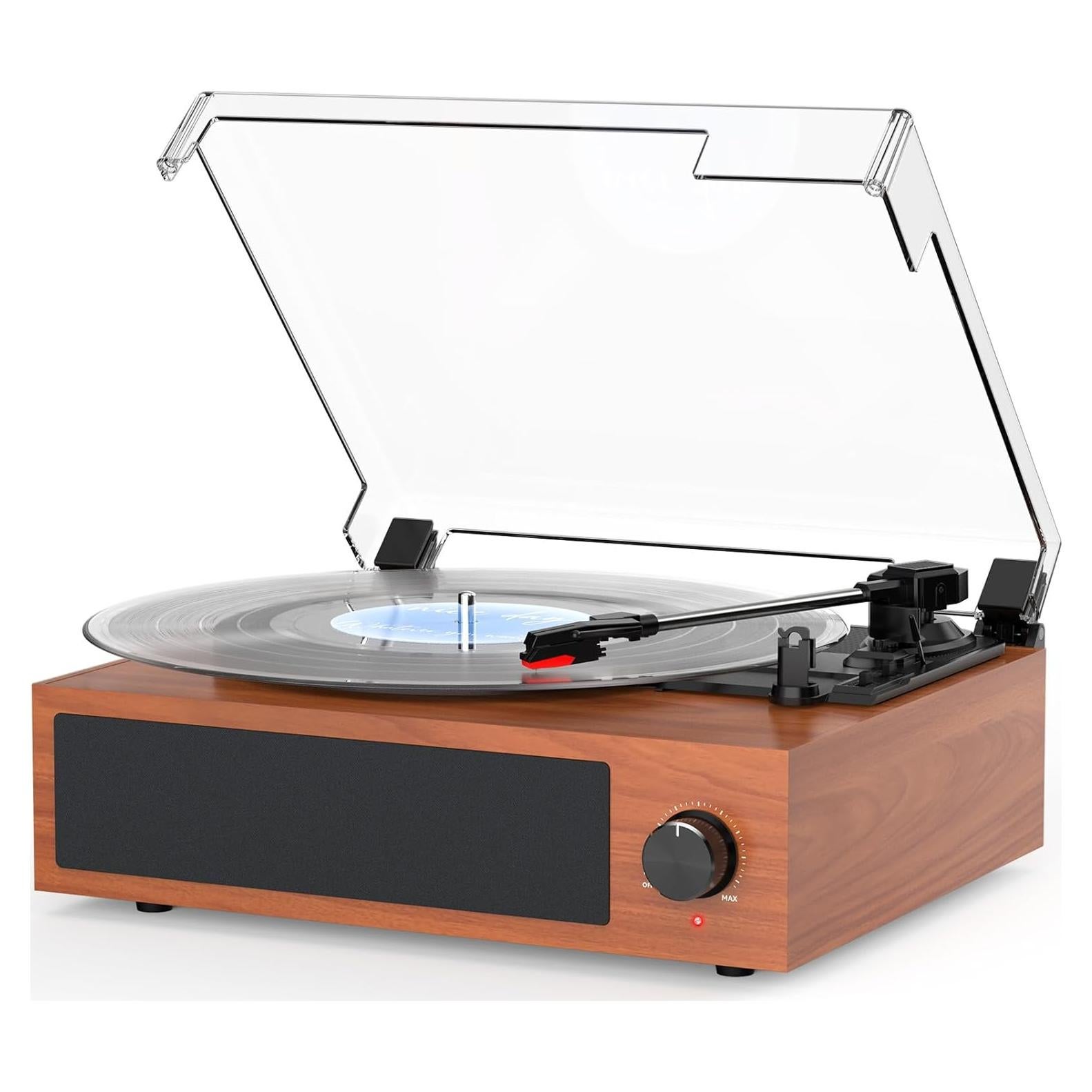 Reproductor de Vinilo Vintage Seasonlife con Bluetooth y Altavoces Integrados