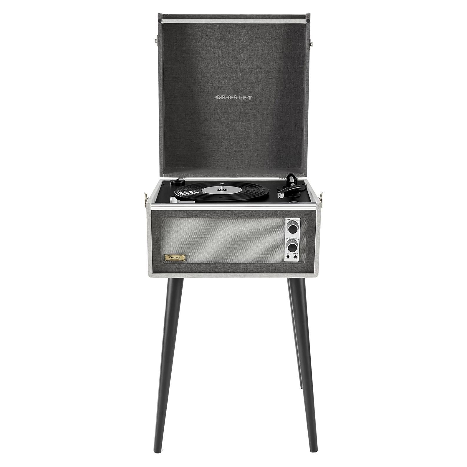 Reproductor de Vinilo Portátil Crosley CR6233F-BK Bluetooth Negro