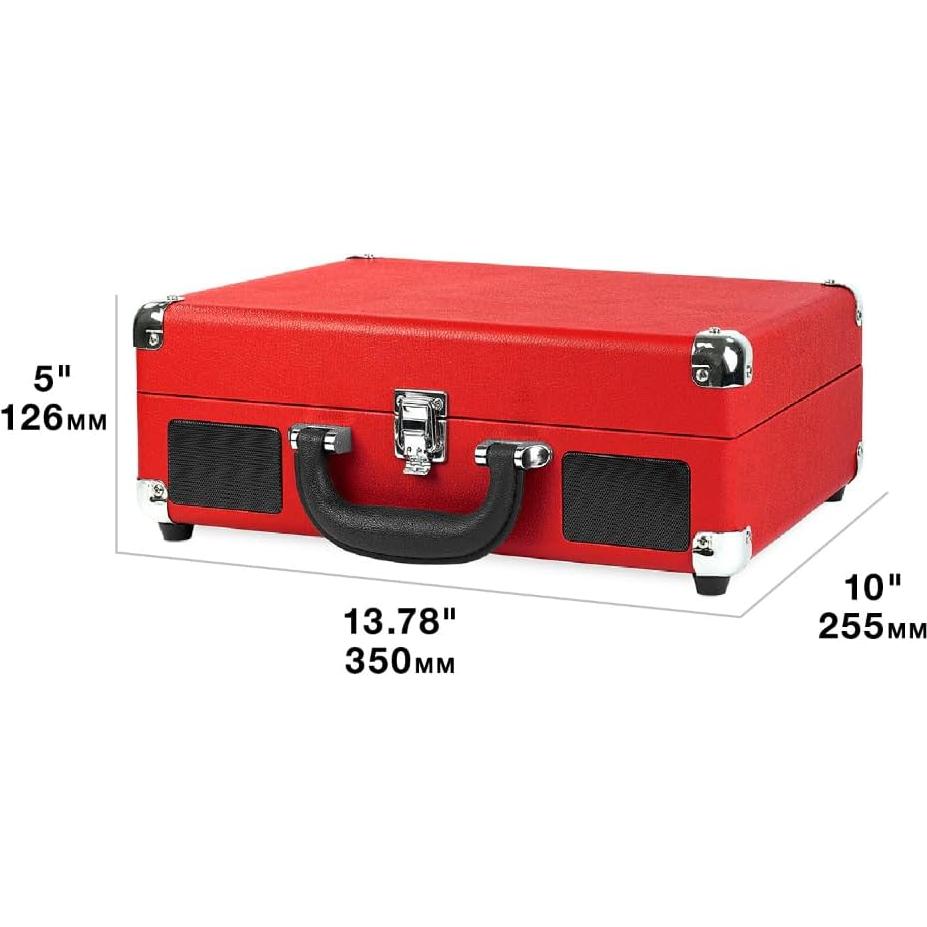 Tocadiscos portátil Victrola VSC-550BT-TU 3 velocidades Aqua Turquesa