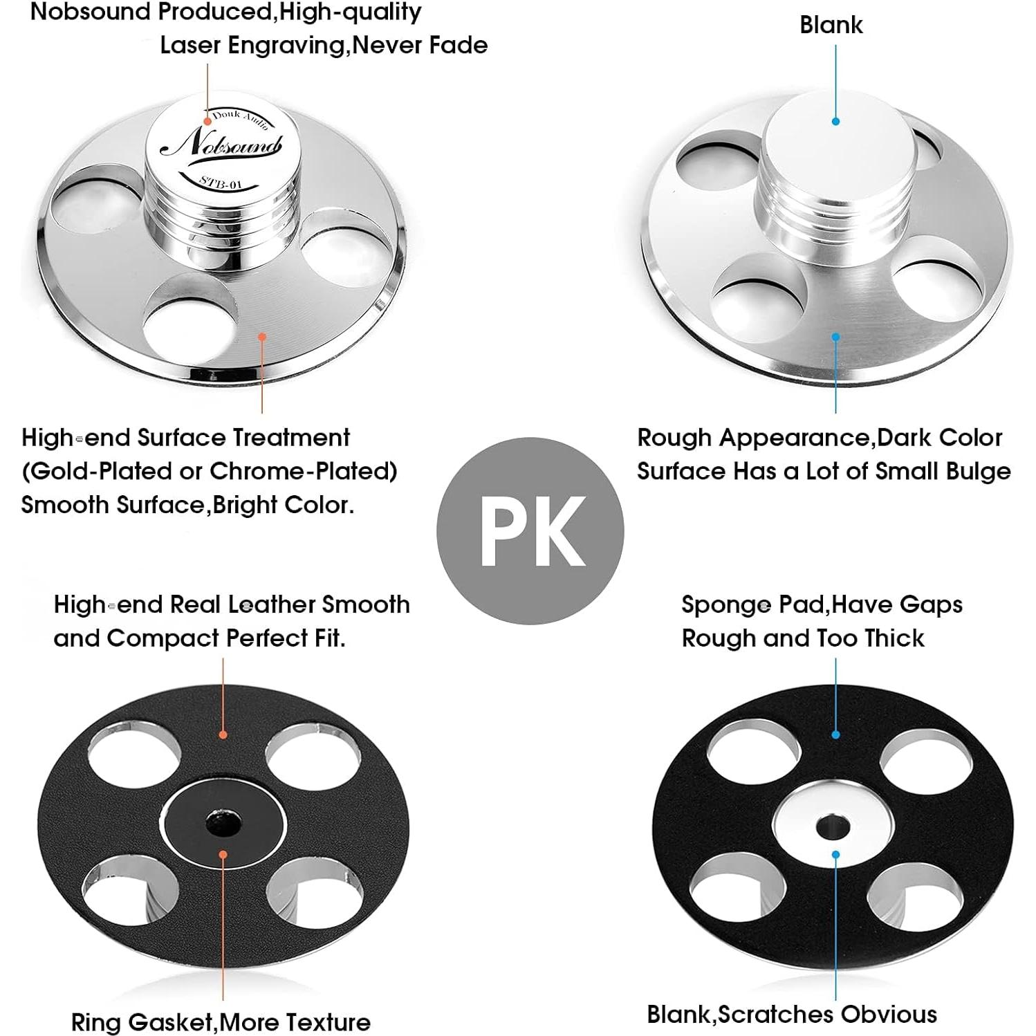 Estabilizador de Vinilo Nobsound STB-01 Oro 230g