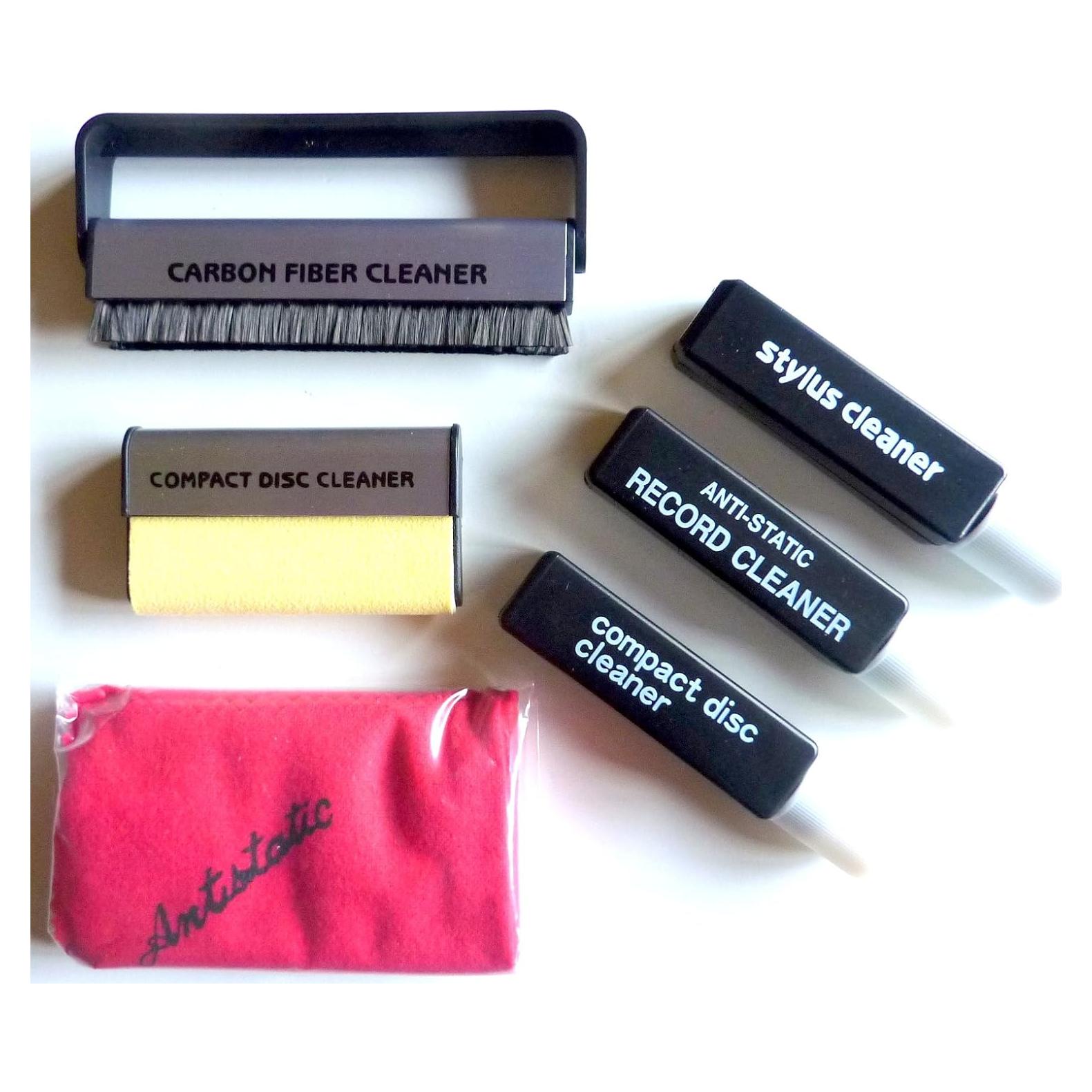 Kit de limpieza para discos Pfanstiehl MHFC-2 con cepillo y líquidos