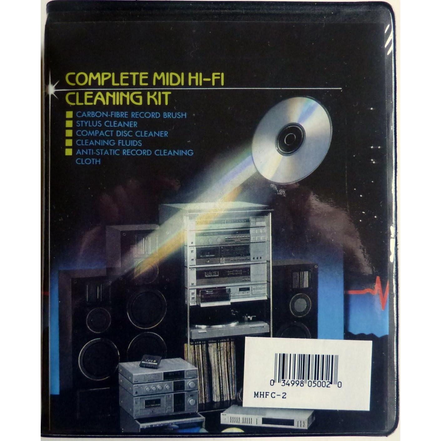 Kit de limpieza para discos Pfanstiehl MHFC-2 con cepillo y líquidos