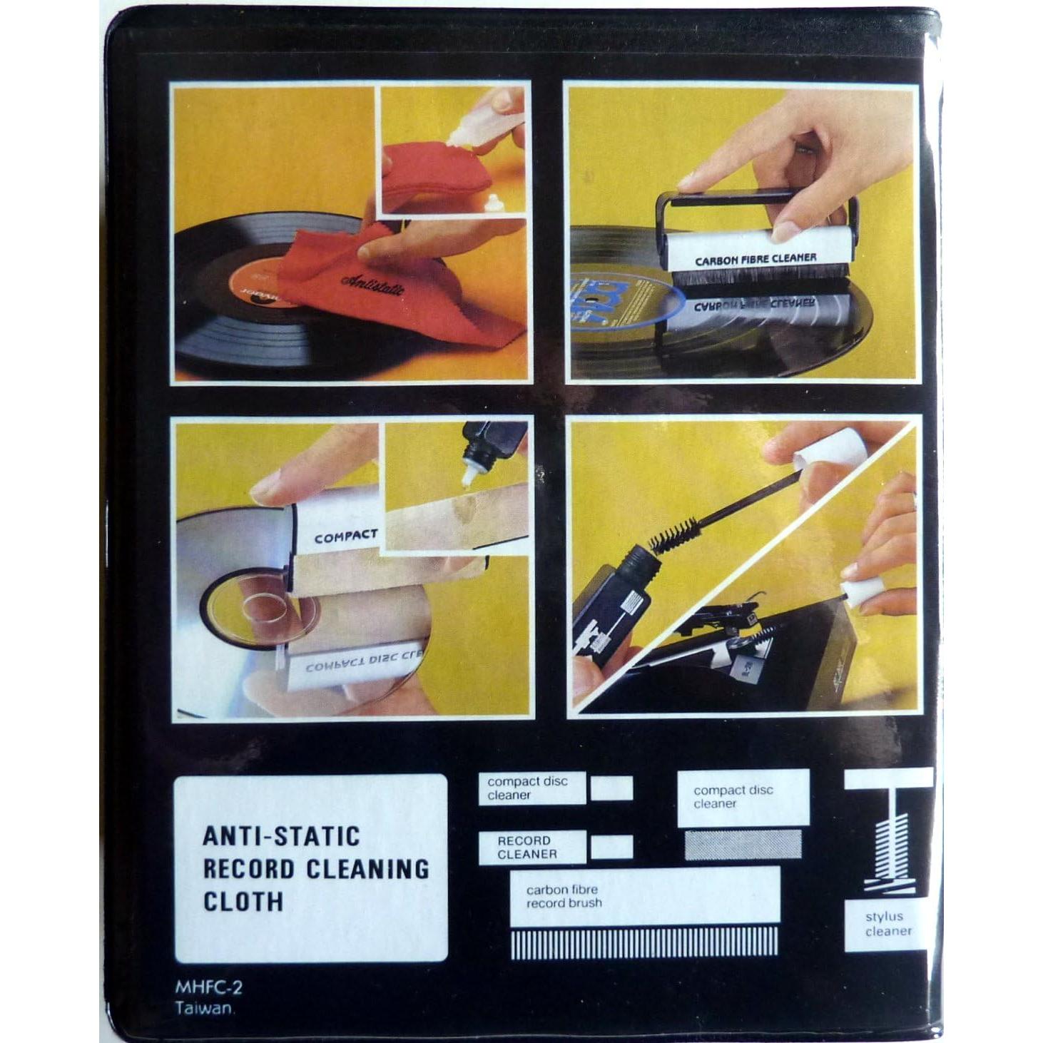 Kit de limpieza para discos Pfanstiehl MHFC-2 con cepillo y líquidos