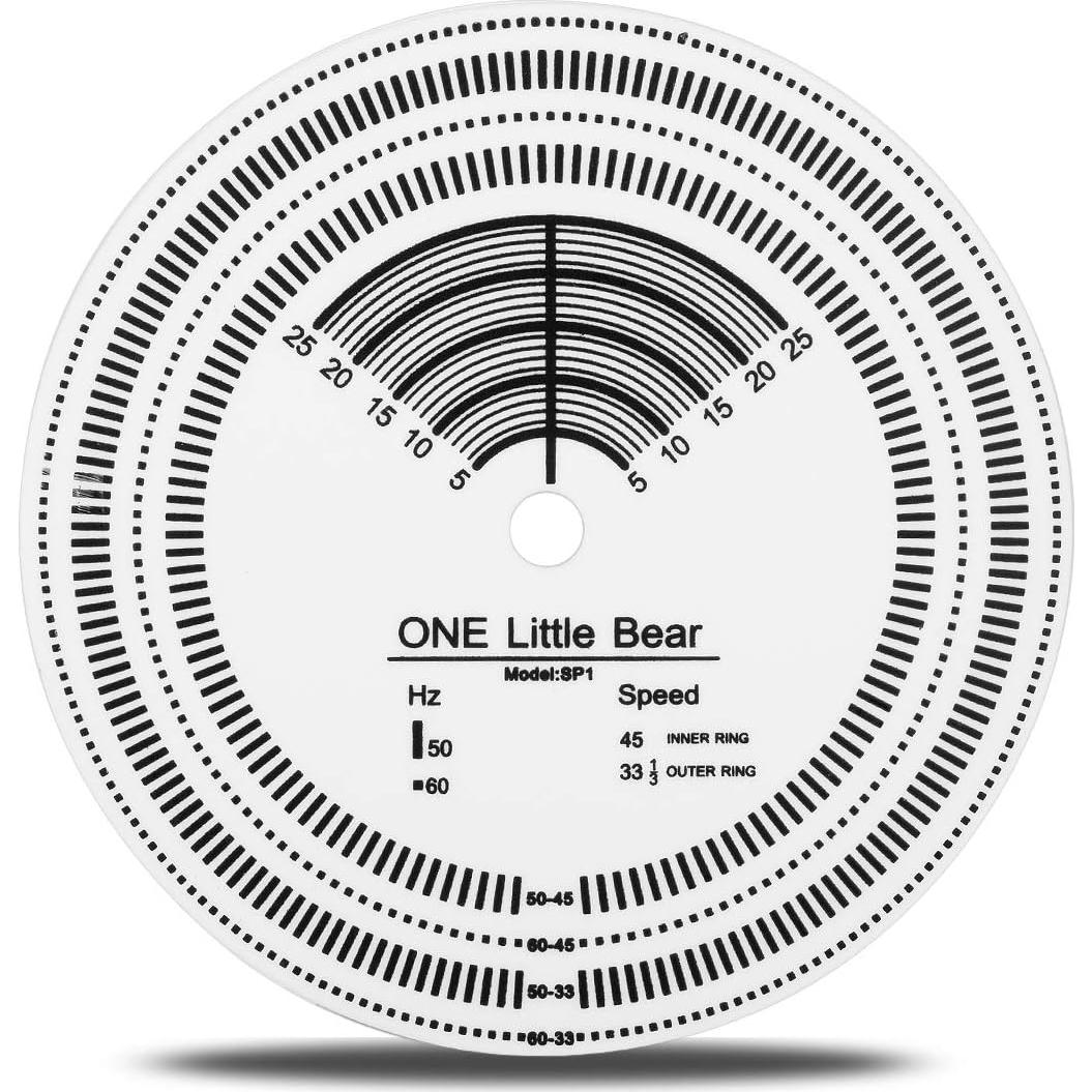 Luz Estroboscópica Nobsound D60 con Disco Tacómetro para Tocadiscos