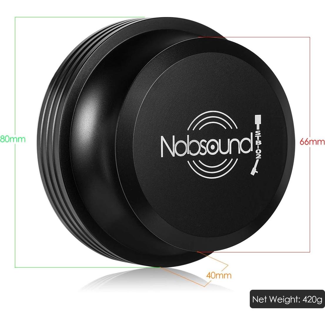 Estabilizador de Vinilo Nobsound Pro Aluminio HiFi 418g