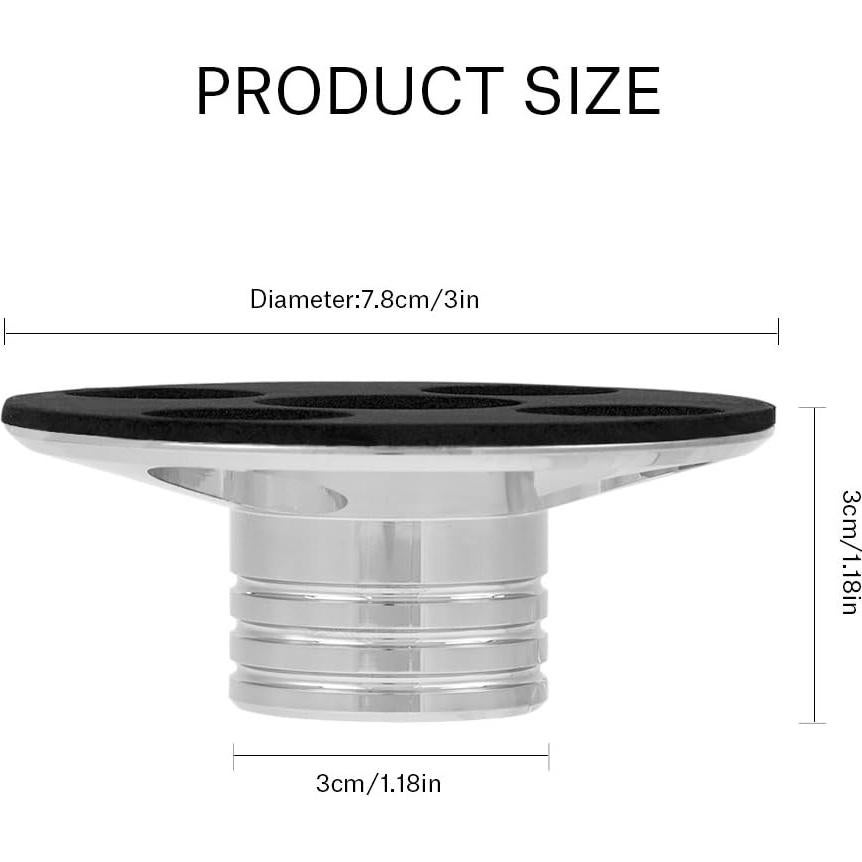 Estabilizador de Disco de Metal Bewinner para Tocadiscos 78mm