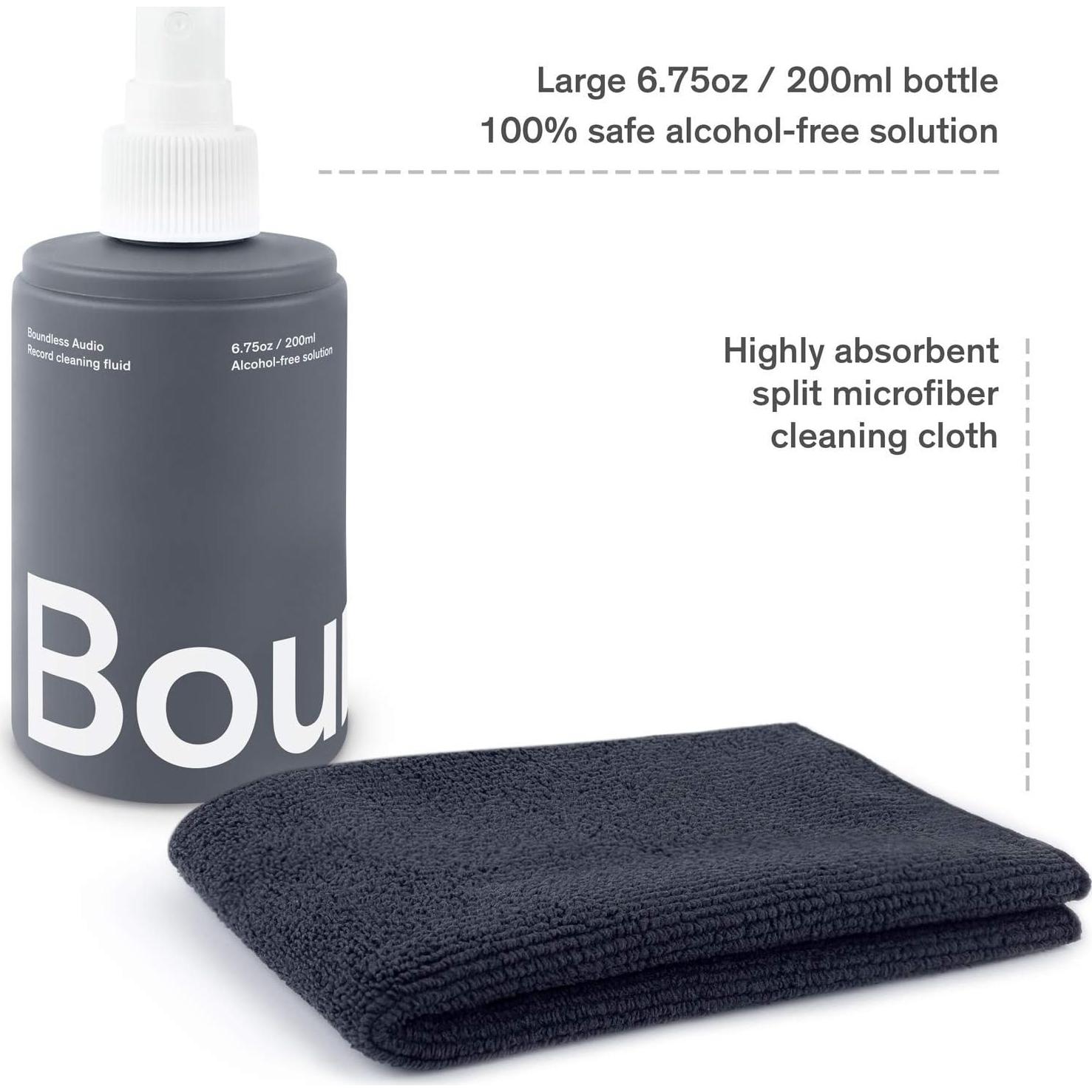 Kit de Limpieza de Discos Boundless - 191ml Líquido y Paño