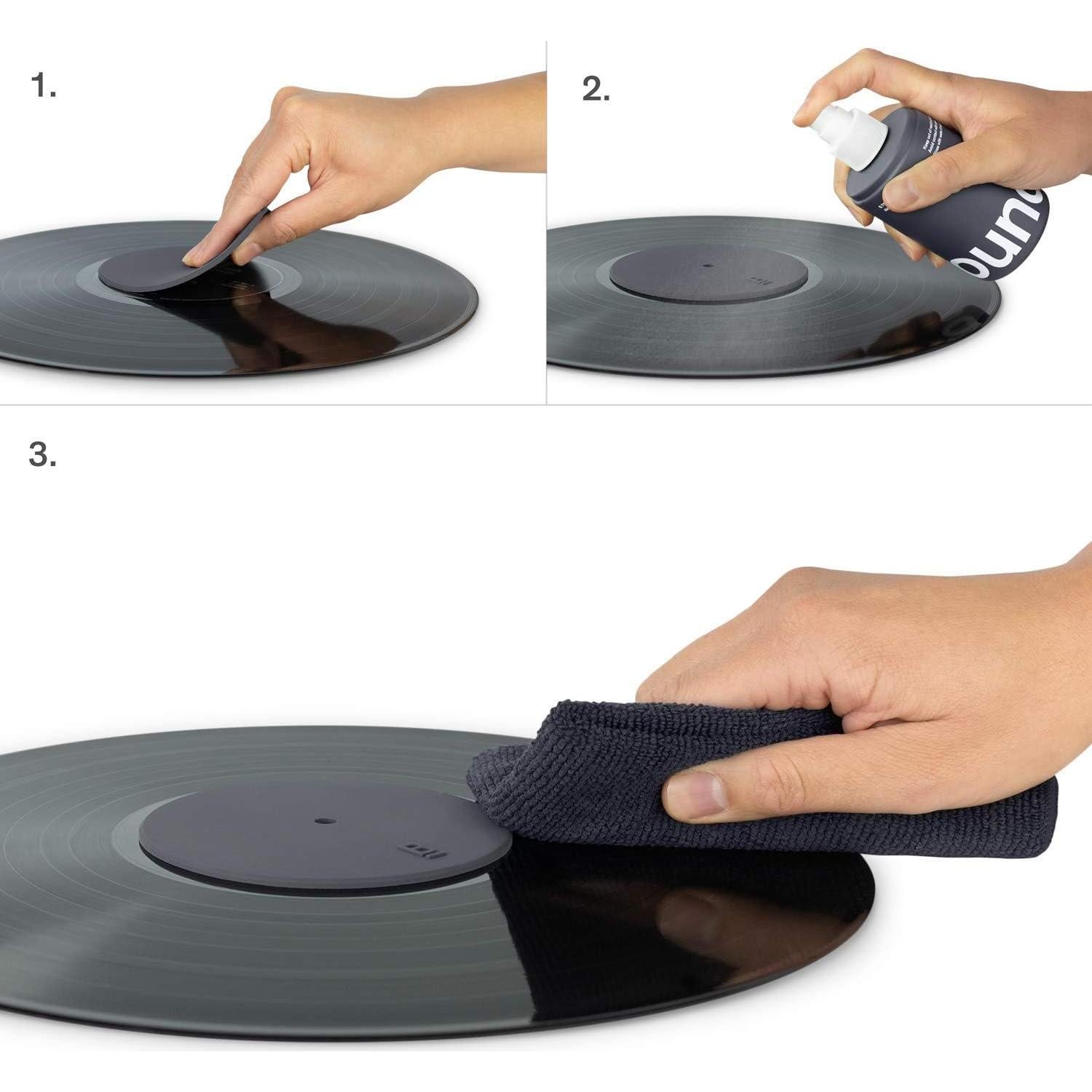 Kit de Limpieza de Discos Boundless - 191ml Líquido y Paño