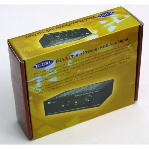 Preamplificador de Phono TEC TC-753LC con Entrada AUX y Control de Volumen