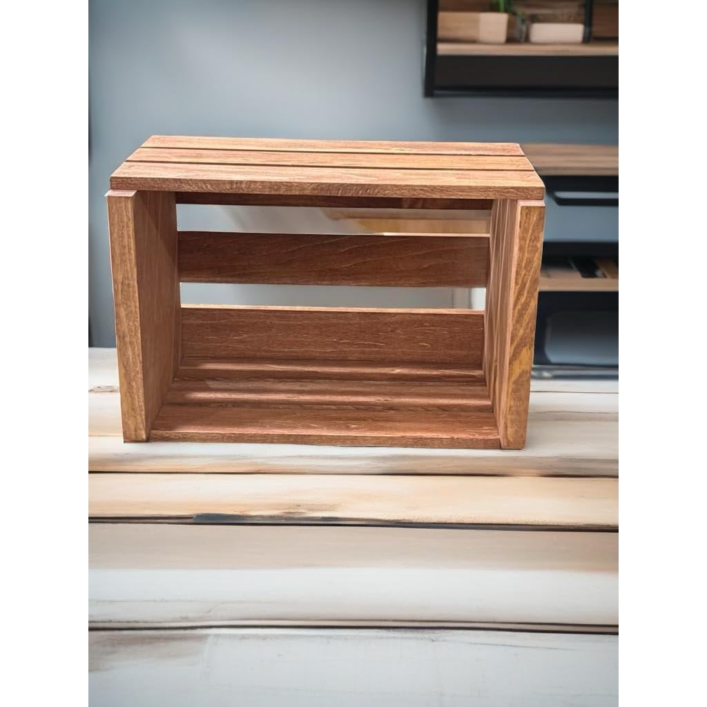 Caja de Madera para Discos de 45 RPM Darla'Studio 66 Cereza