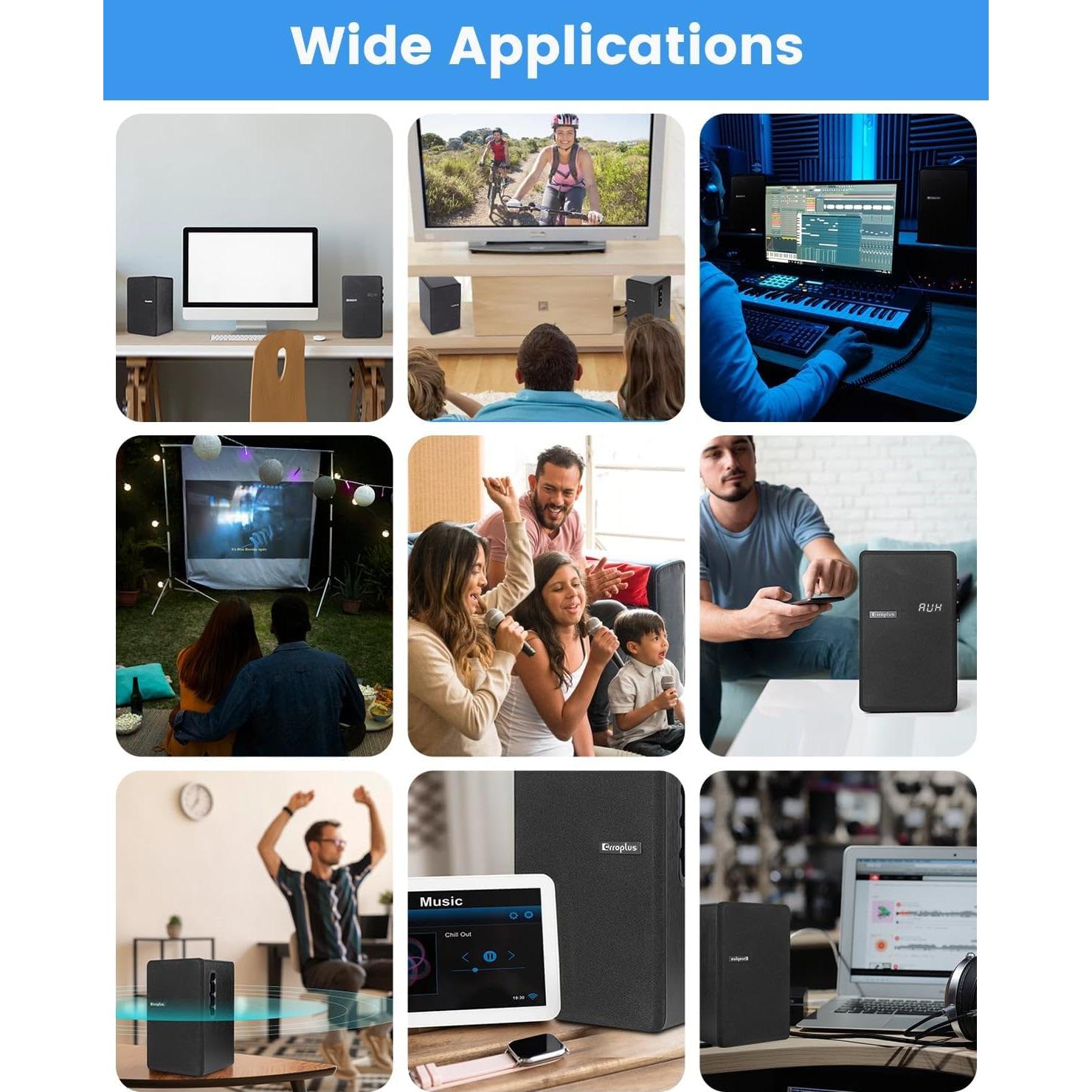 Altavoces de Estantería Alimentados Orroplus 70W Bluetooth