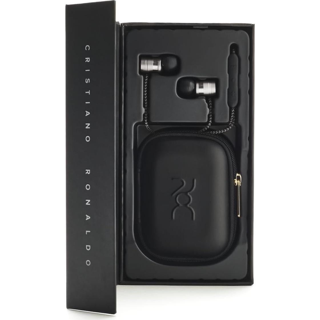 Auriculares Deportivos ROC III Plata con Cable - Resistente al Agua