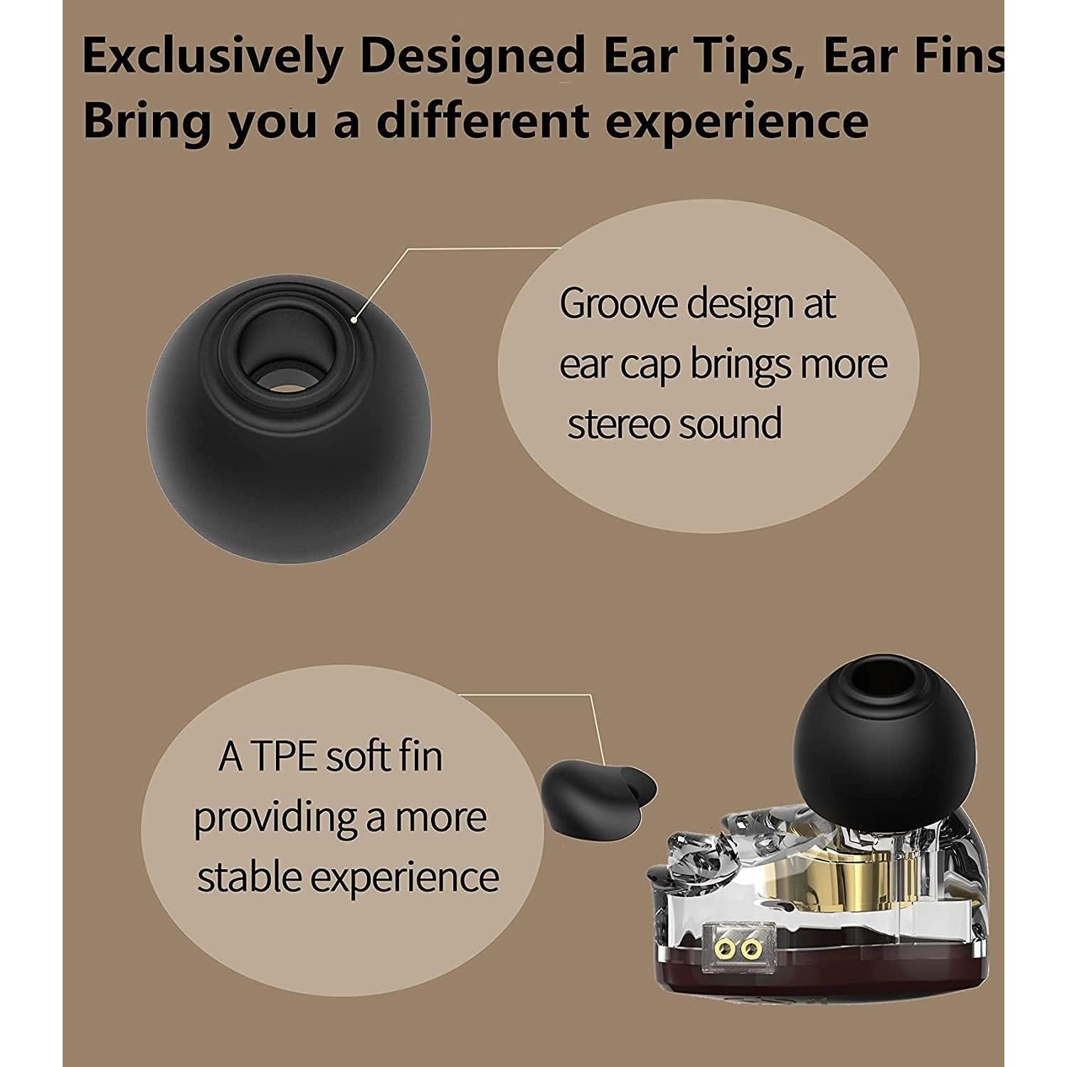 Auriculares In-Ear CCZ Coffee Bean 1DD HiFi 3.5mm Negro