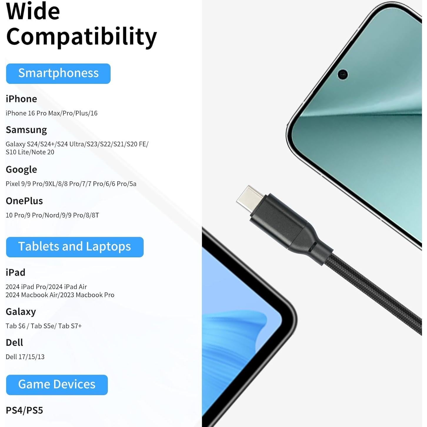 Cable de auriculares HUALEU USB C a XLR mini 3 pines 0.91m