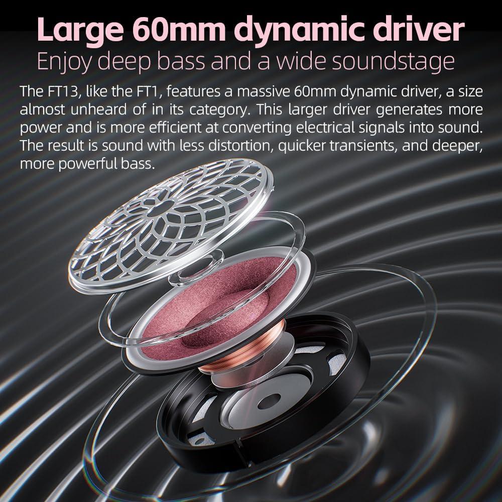 Auriculares FiiO FT13 Cerrados 60mm Madera Purpleheart