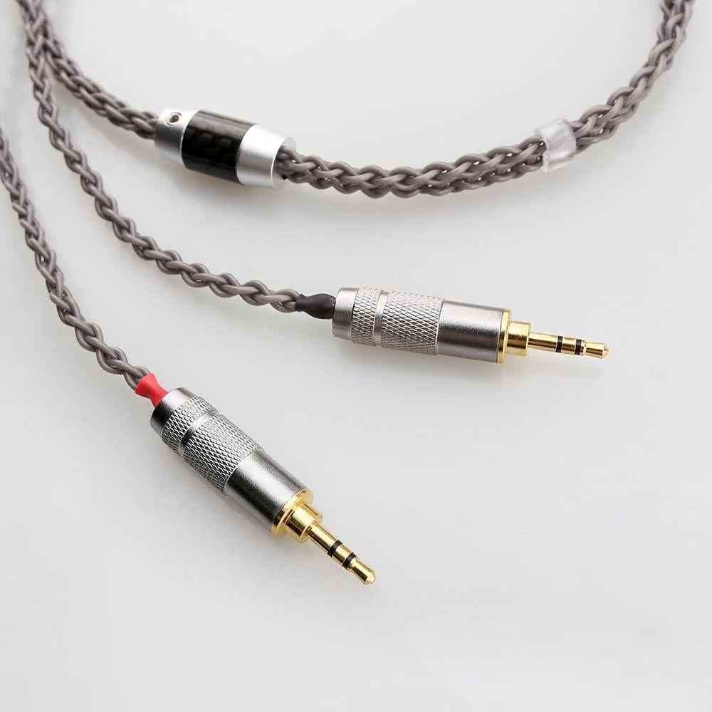 Cable de Auriculares 4.4mm a Doble 2.5mm Macho XIUSHAOT 2m