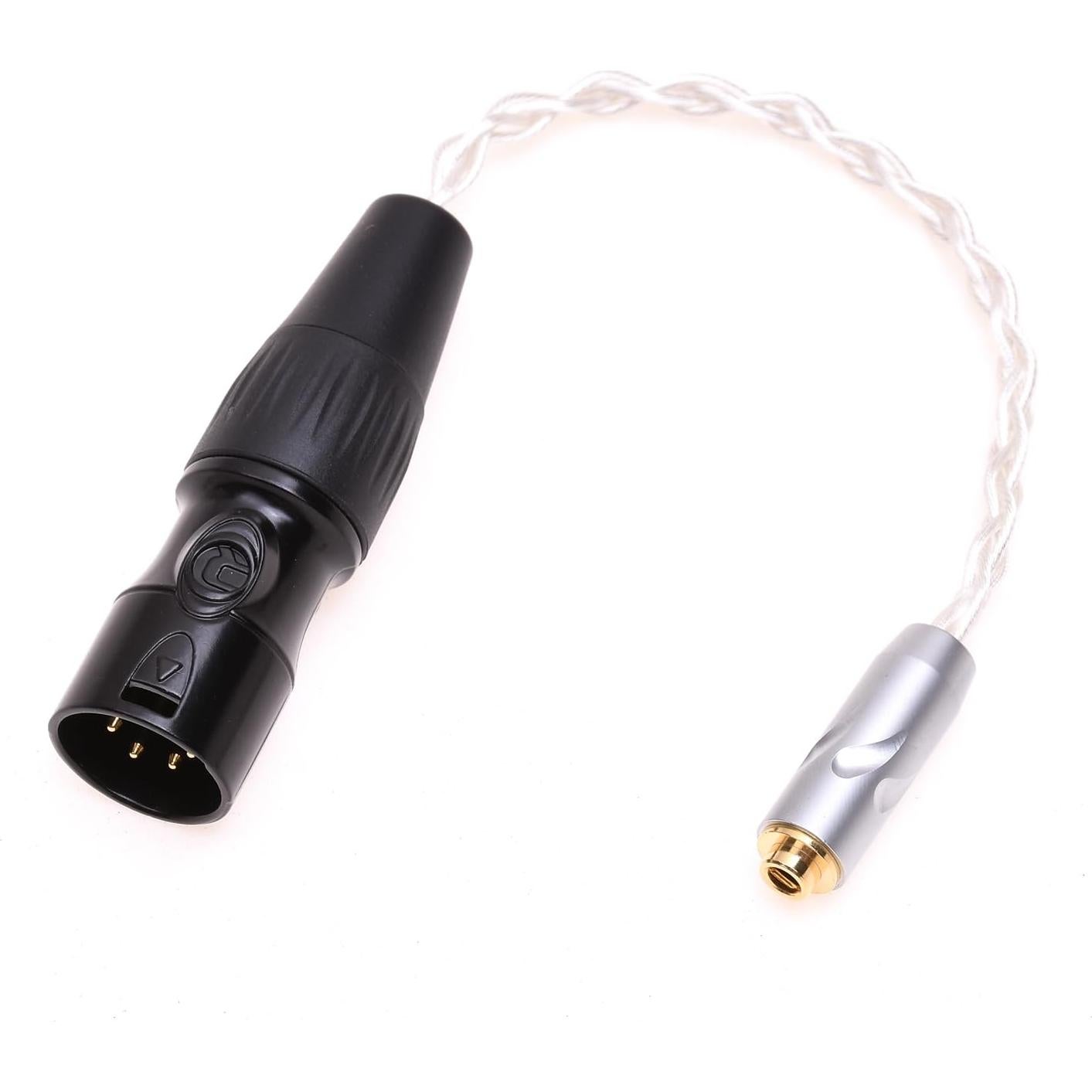 Adaptador de audio balanceado 4 pines XLR a 3.5mm TRRS Hifiman