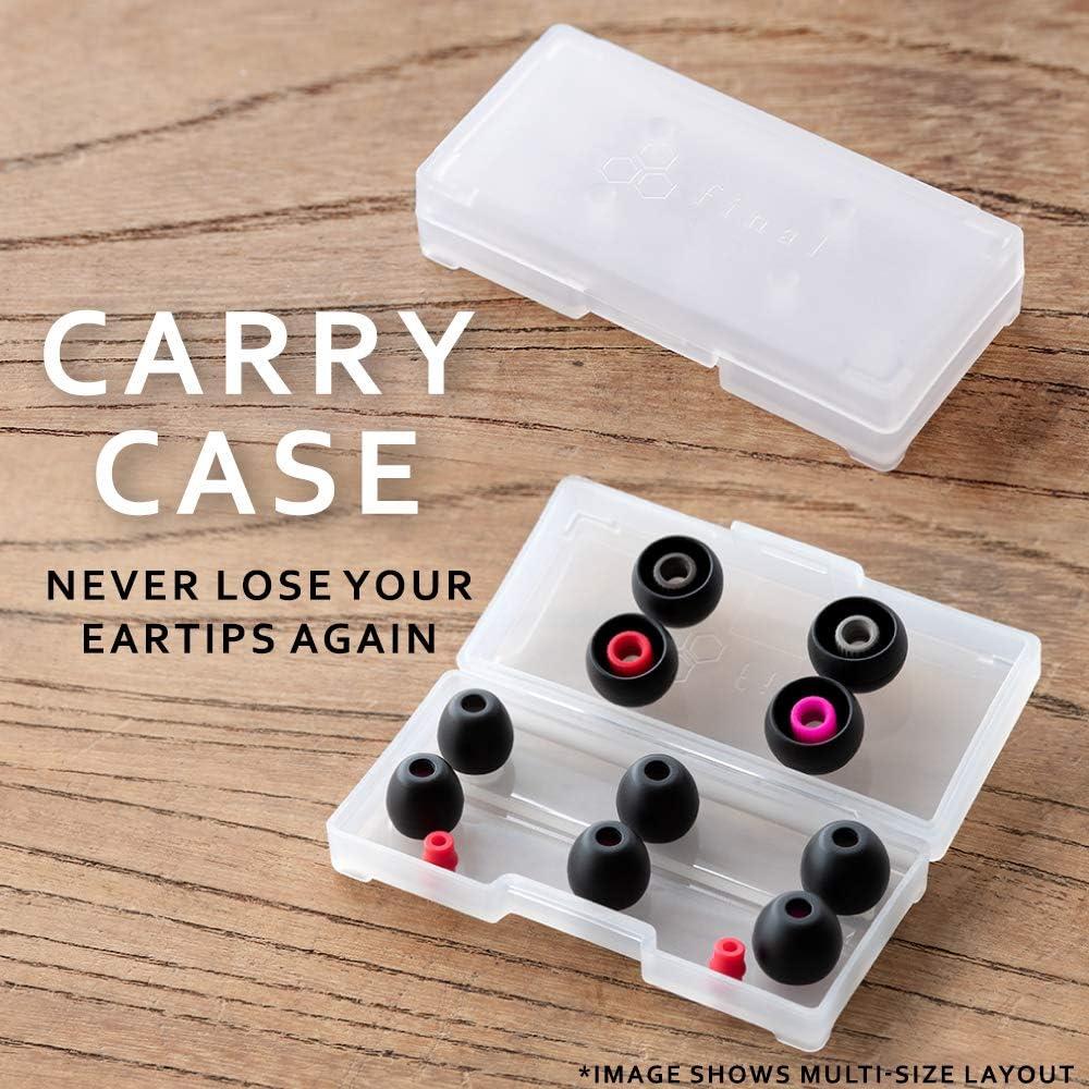 Kit de Puntas de Silicona Final Audio Tipo E Grande con Estuche
