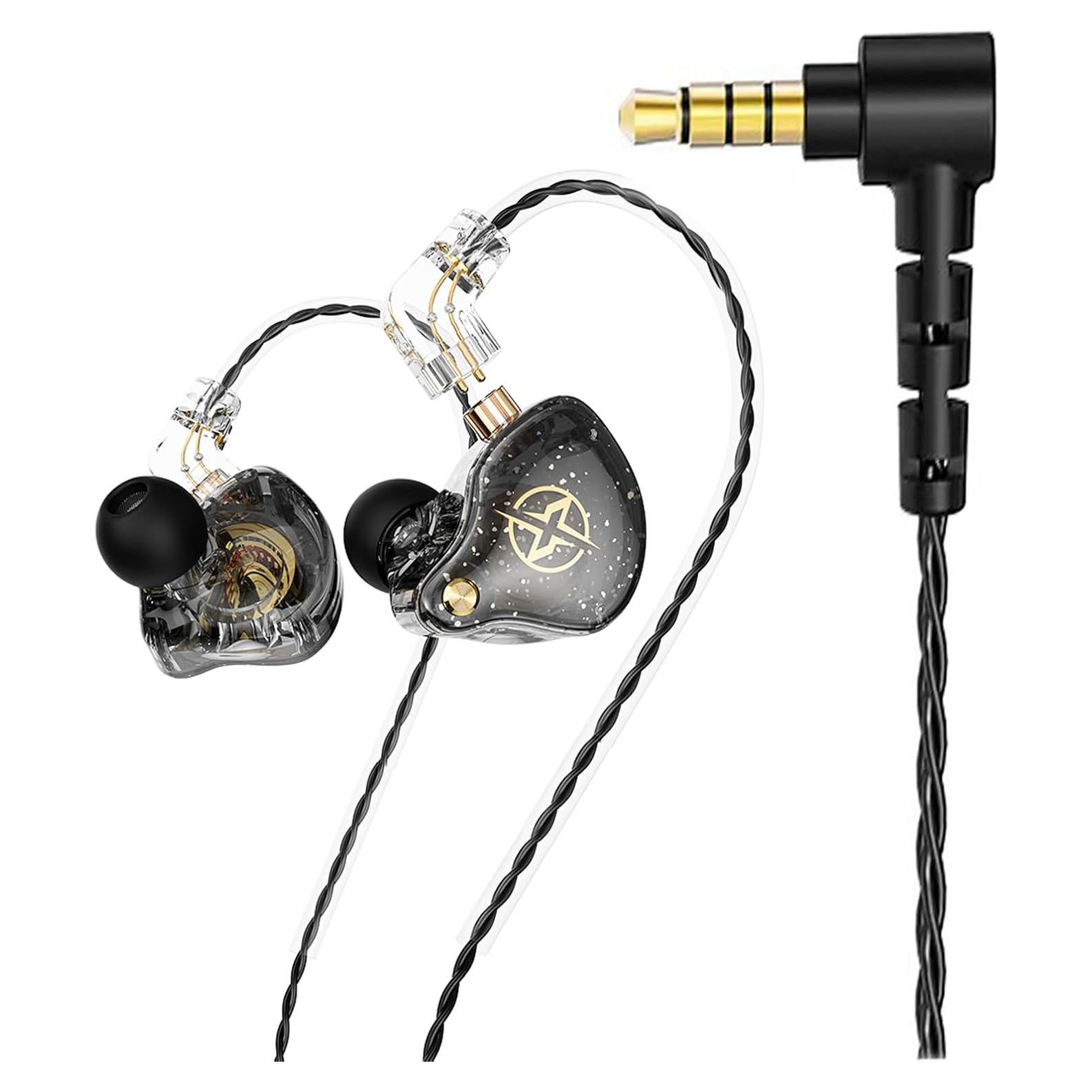 Auriculares Intrauditivos FEDAI DX2 HiFi con Aislamiento Negro