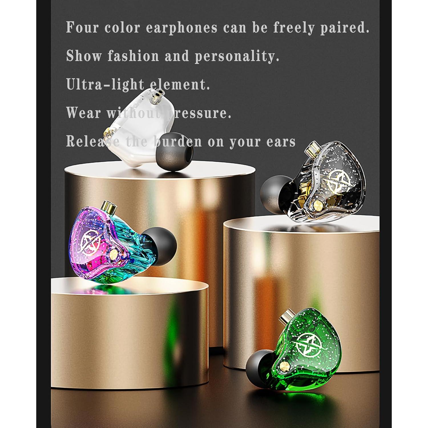 Auriculares Intrauditivos FEDAI DX2 HiFi con Aislamiento Negro