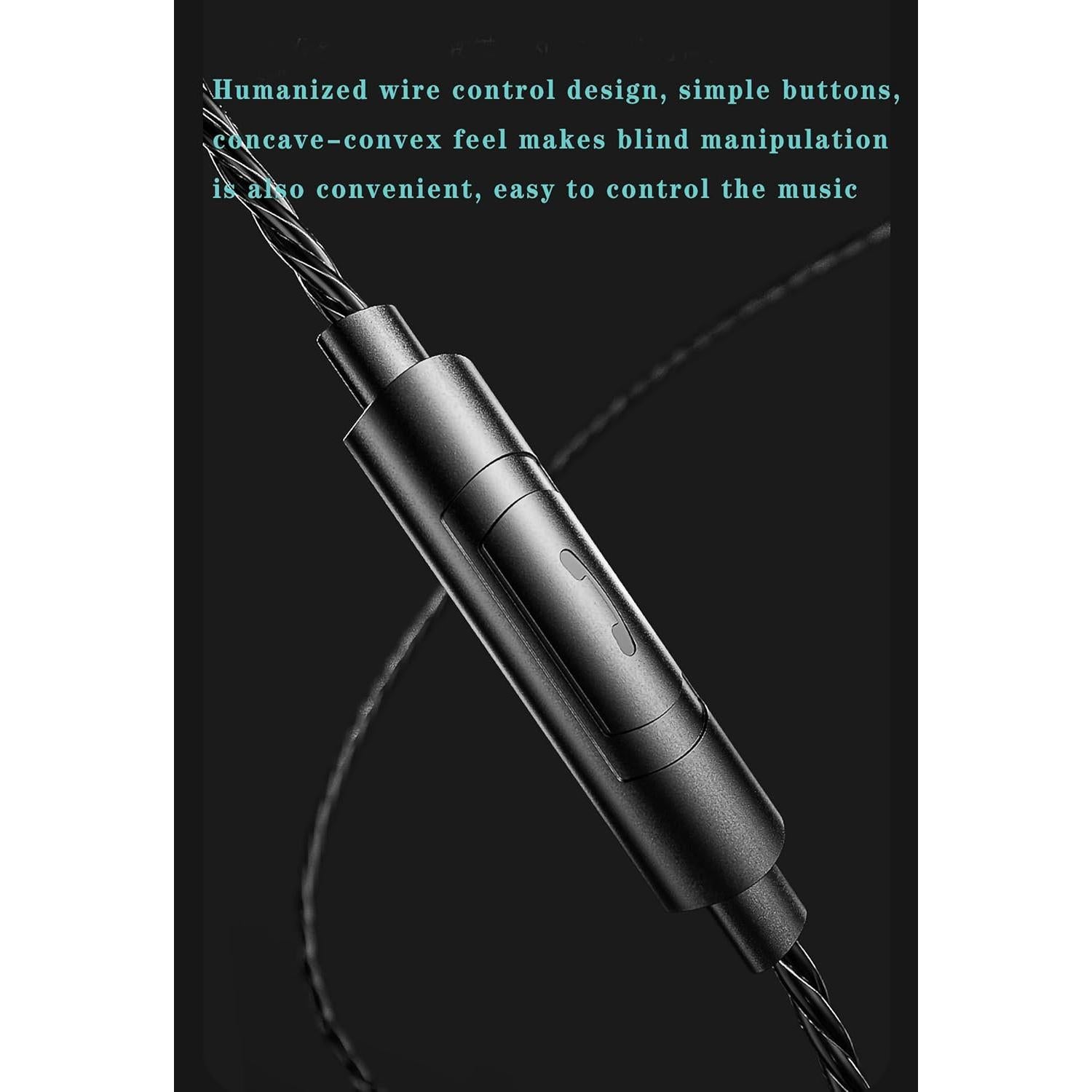 Auriculares Intrauditivos FEDAI DX2 HiFi con Aislamiento Negro