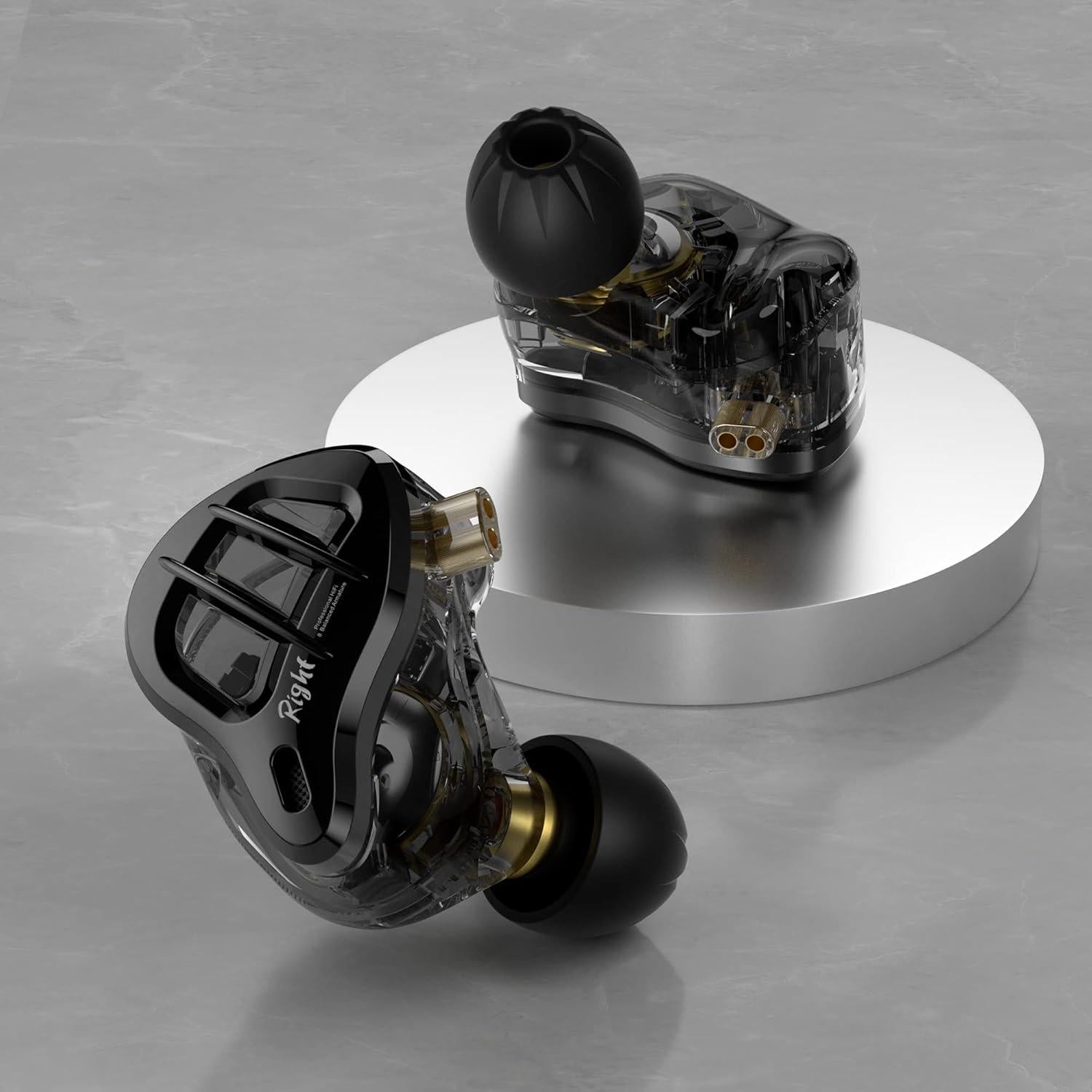 Auriculares KZ ZAR In Ear Híbridos 1DD+7BA Aislamiento Sonido