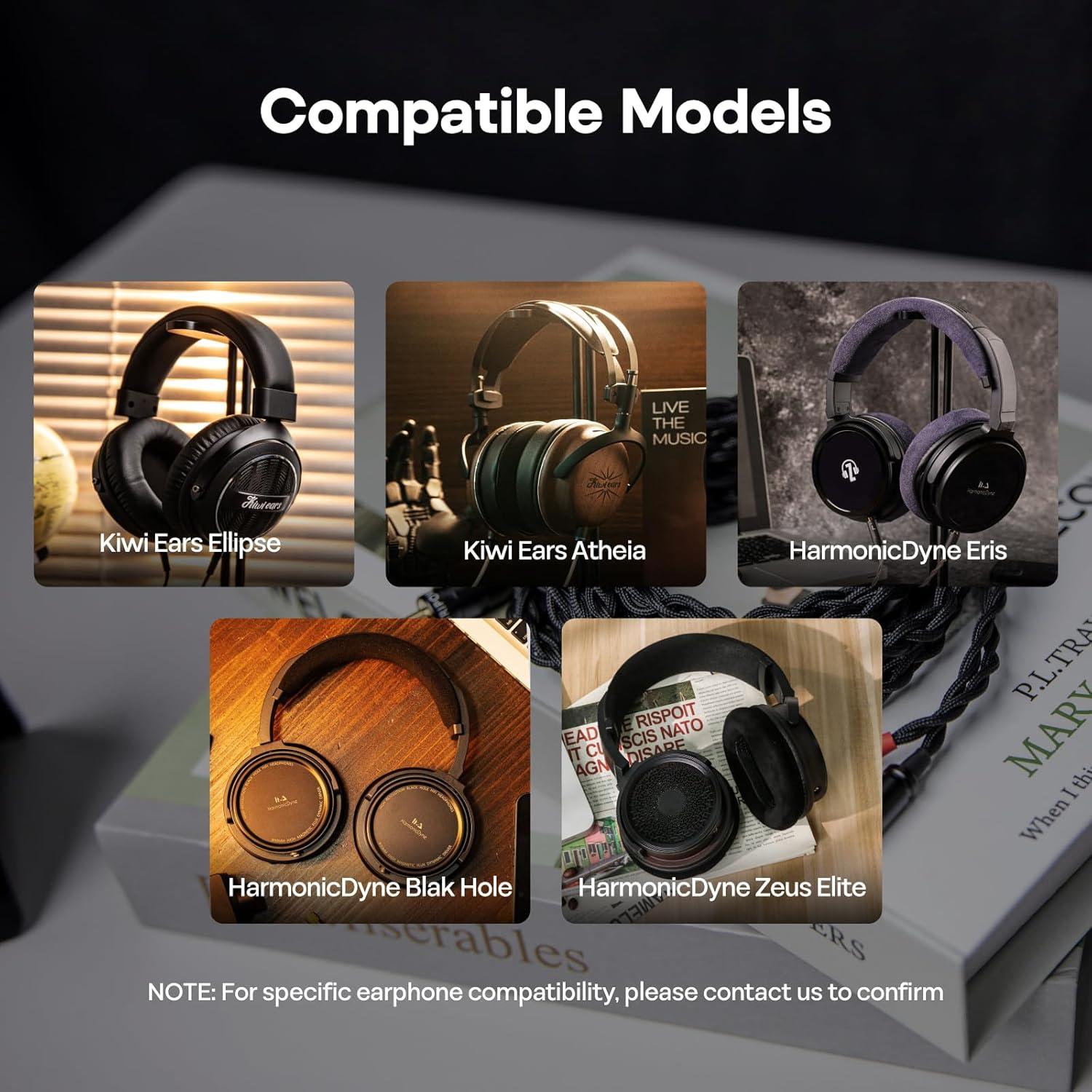 Cable de Auriculares Linsoul Tripowin Nova 2m Híbrido 4 Hilos